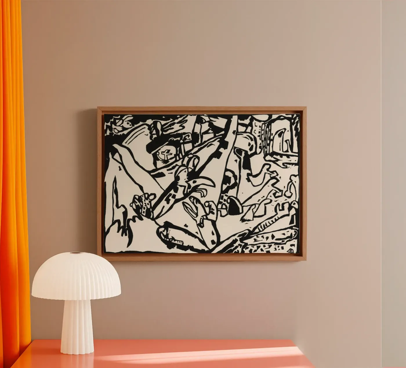 Composition 2 canvas van vintageshop