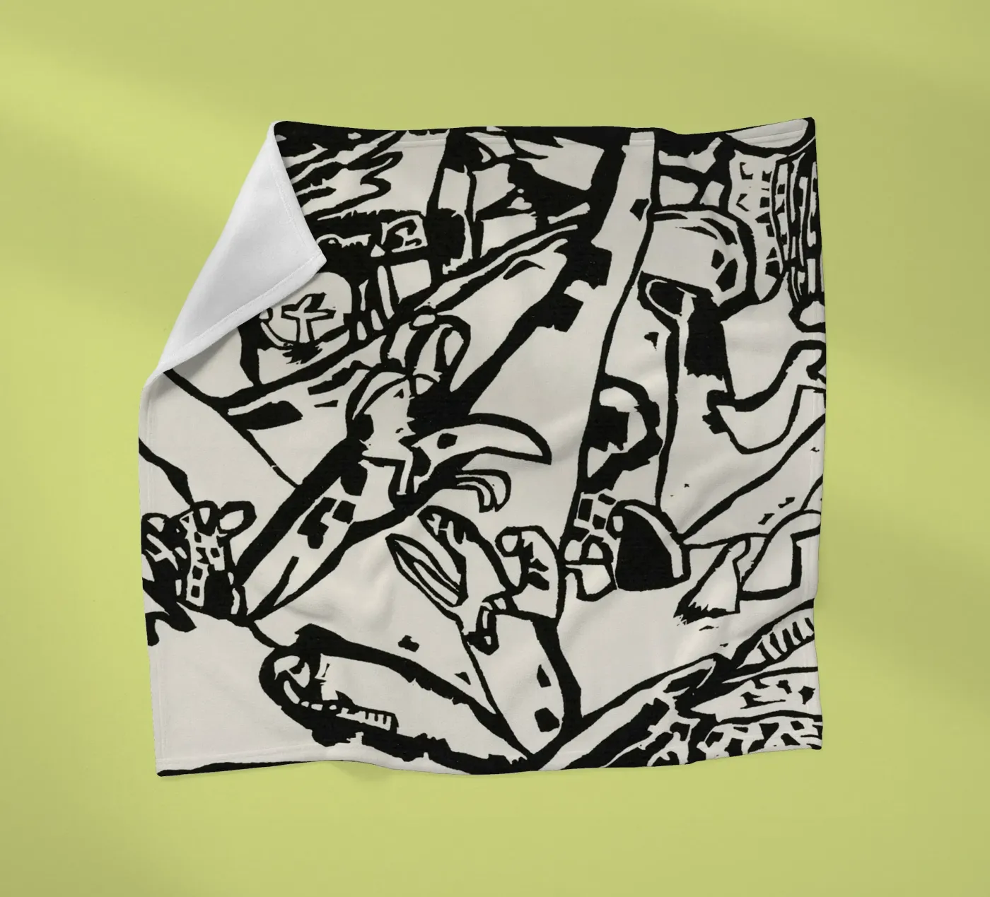 Composition 2 fleece blanket by vintageshop