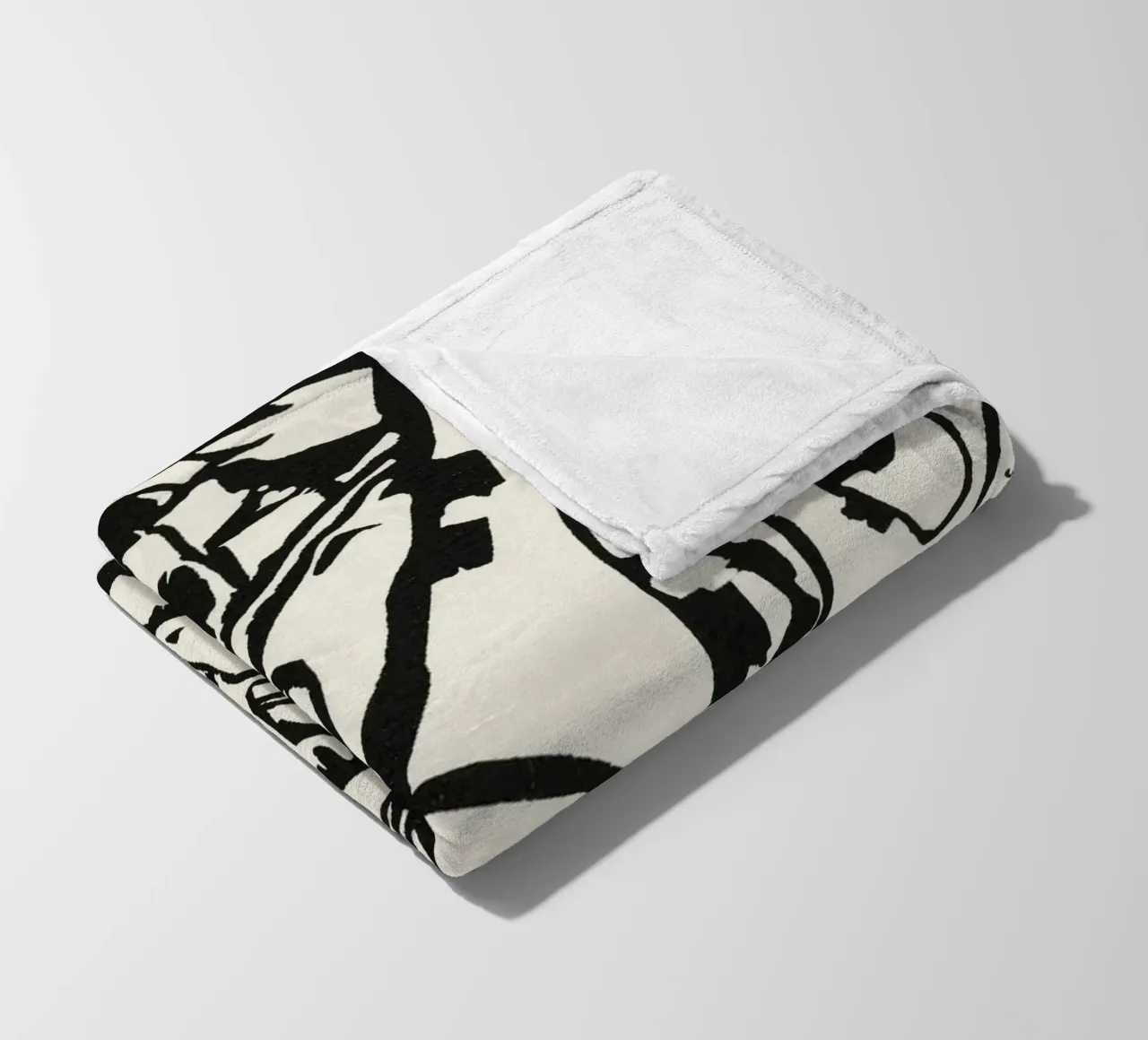 Composition 2 Fleecedecke von vintageshop