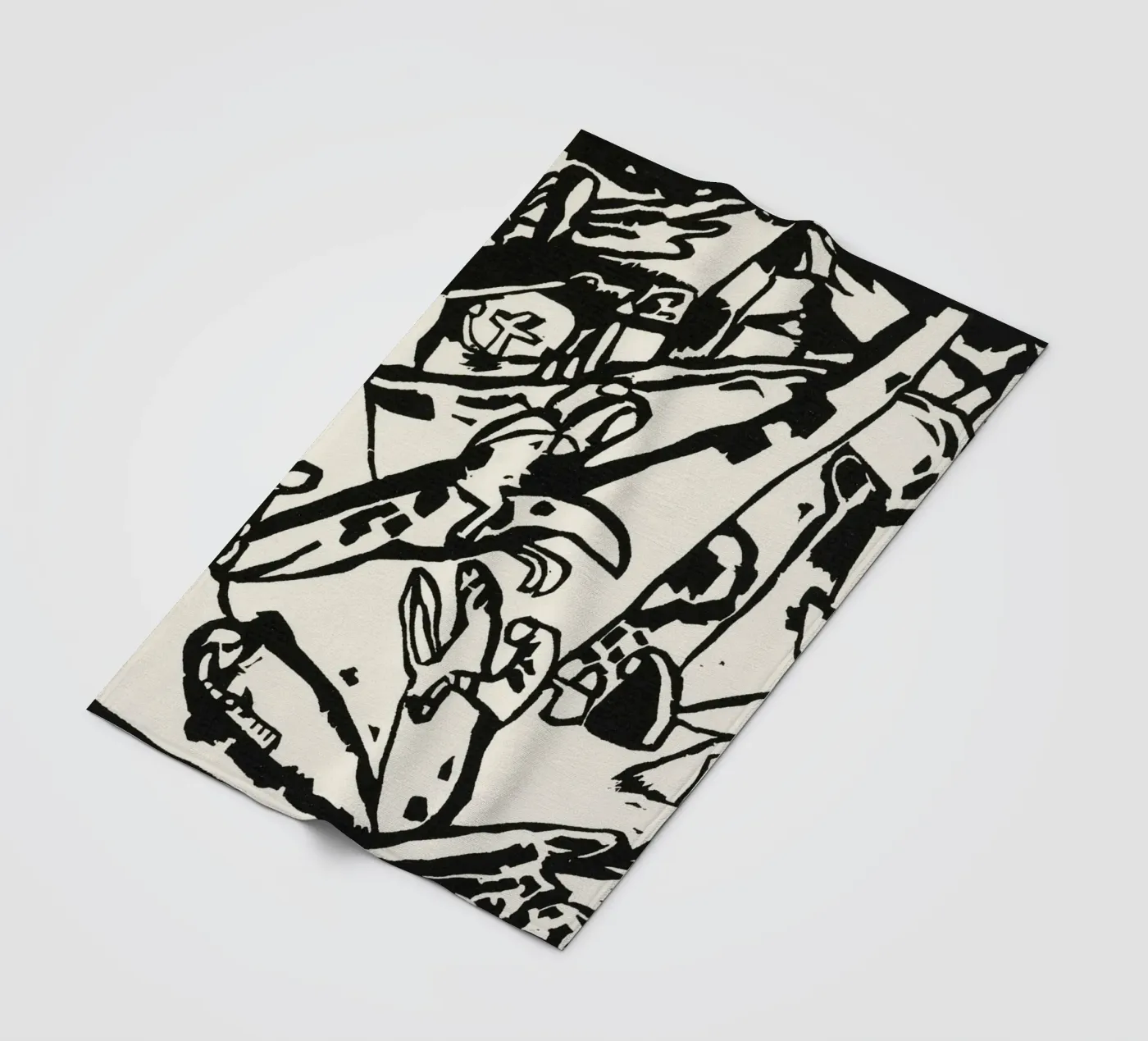 Composition 2 fleece blanket by vintageshop