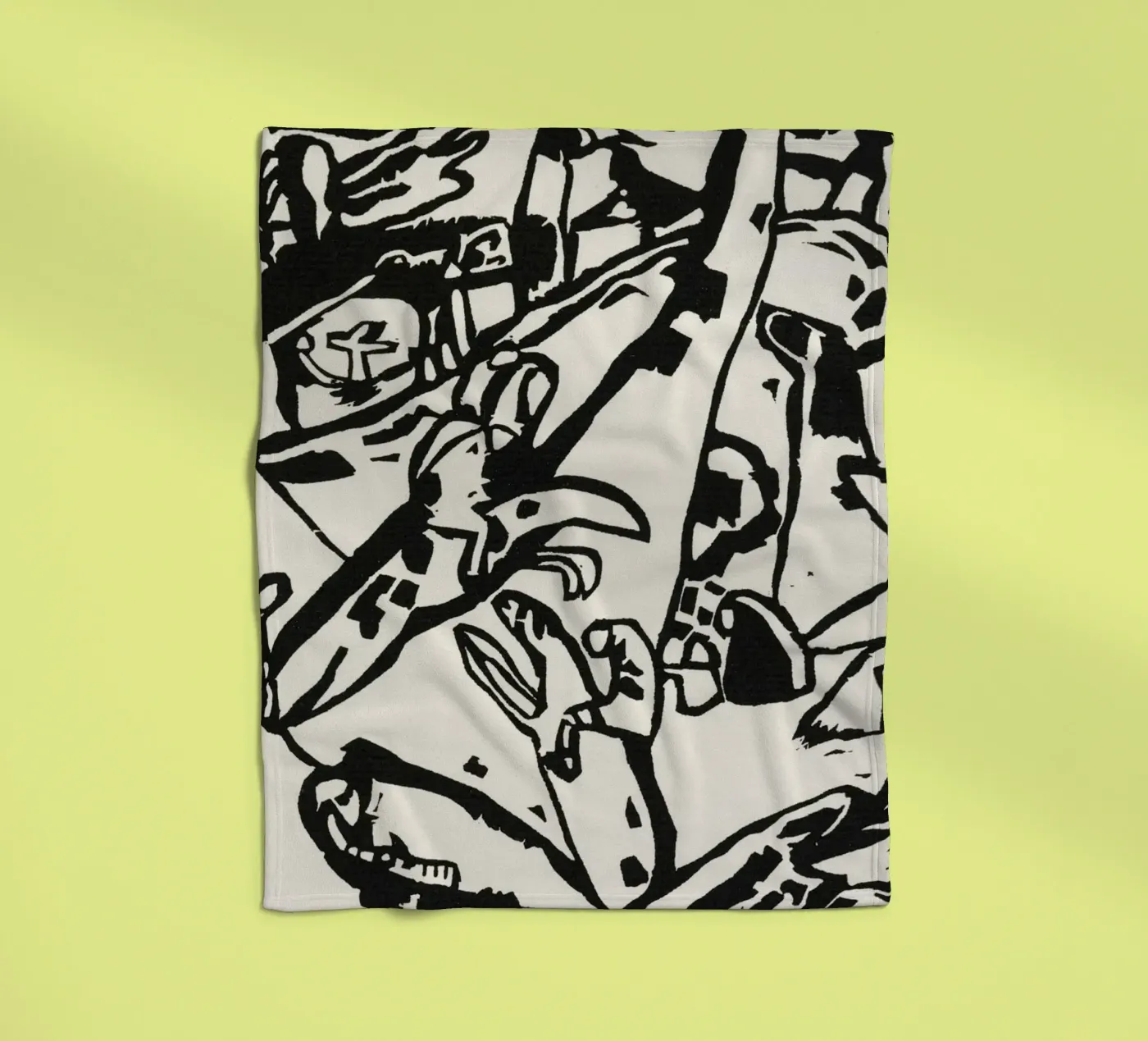 Composition 2 fleece blanket by vintageshop