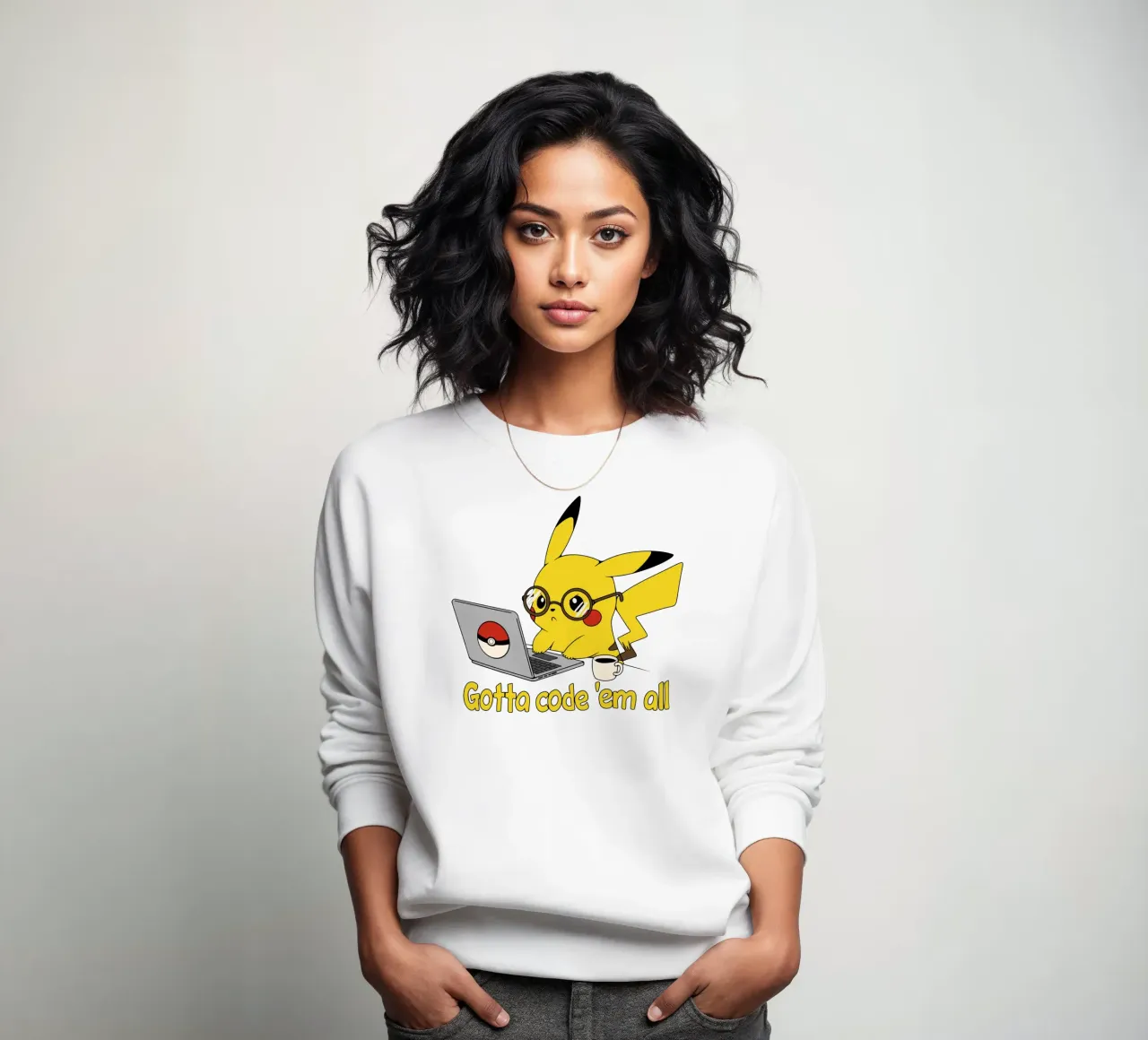 Wir müssen sie alle codieren Sweatshirt von Loobs