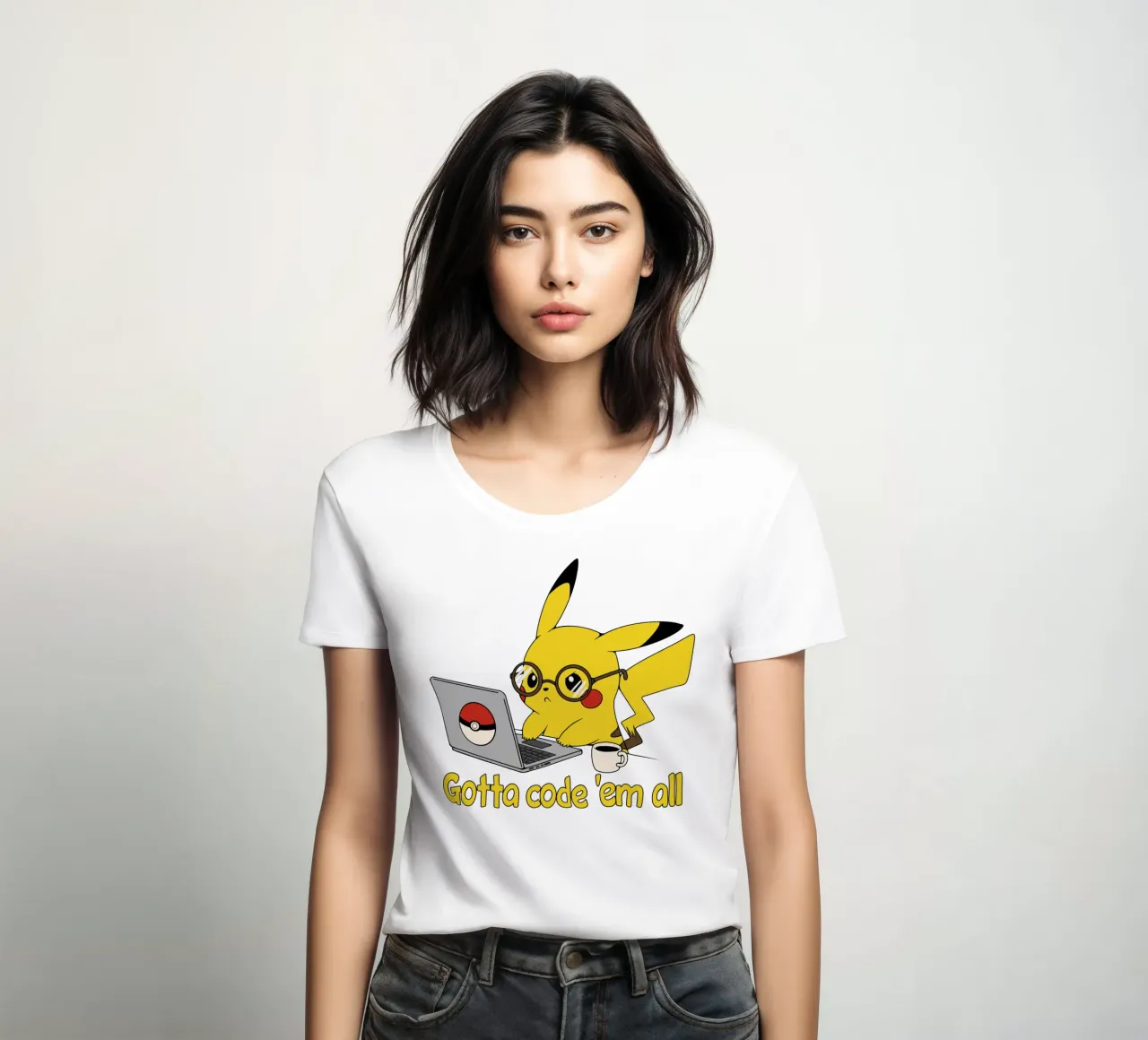 Il faut tous les coder t-shirt ajusté pour femmes de Loobs
