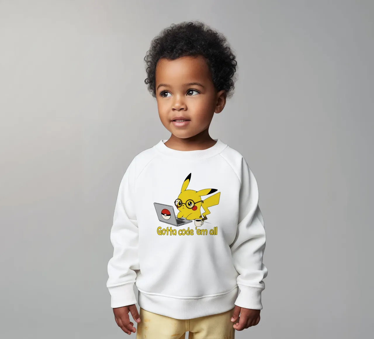 Il faut tous les coder sweat pour bébé de Loobs