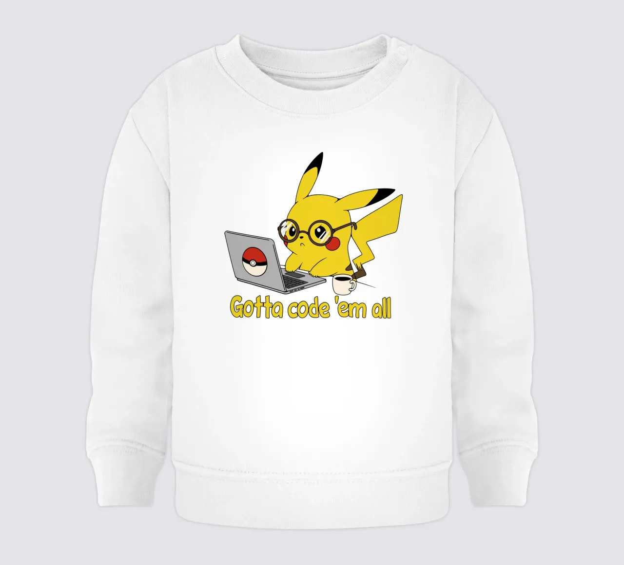 Il faut tous les coder sweat pour bébé de Loobs