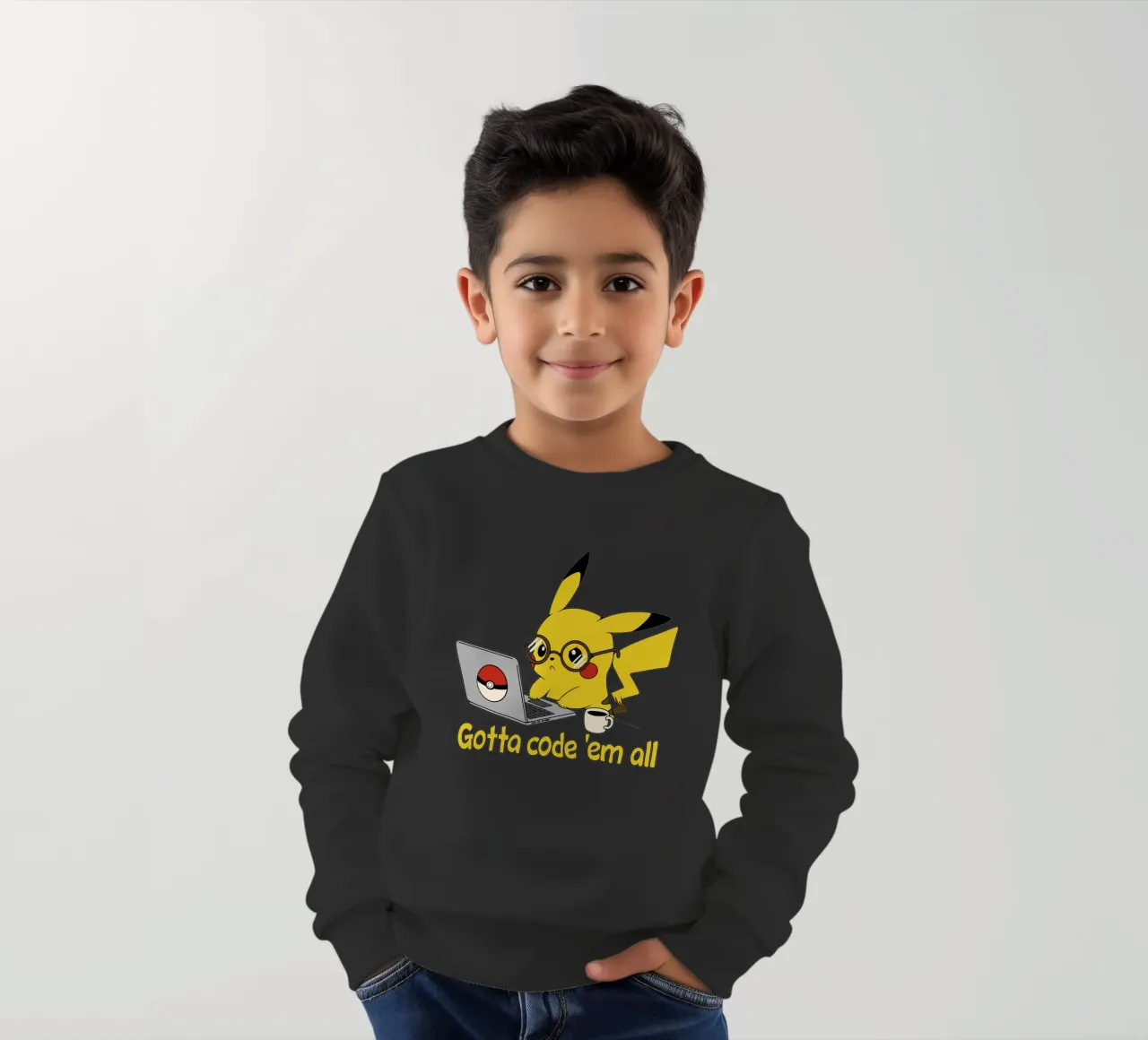 Il faut tous les coder sweat enfant de Loobs