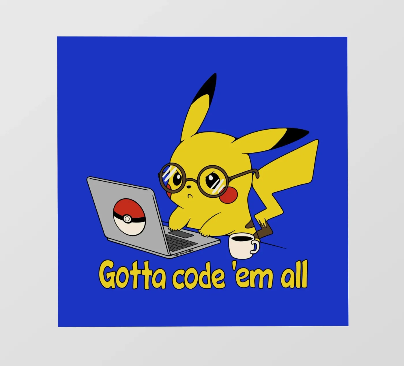 Gotta code 'em all fotobehang van Loobs