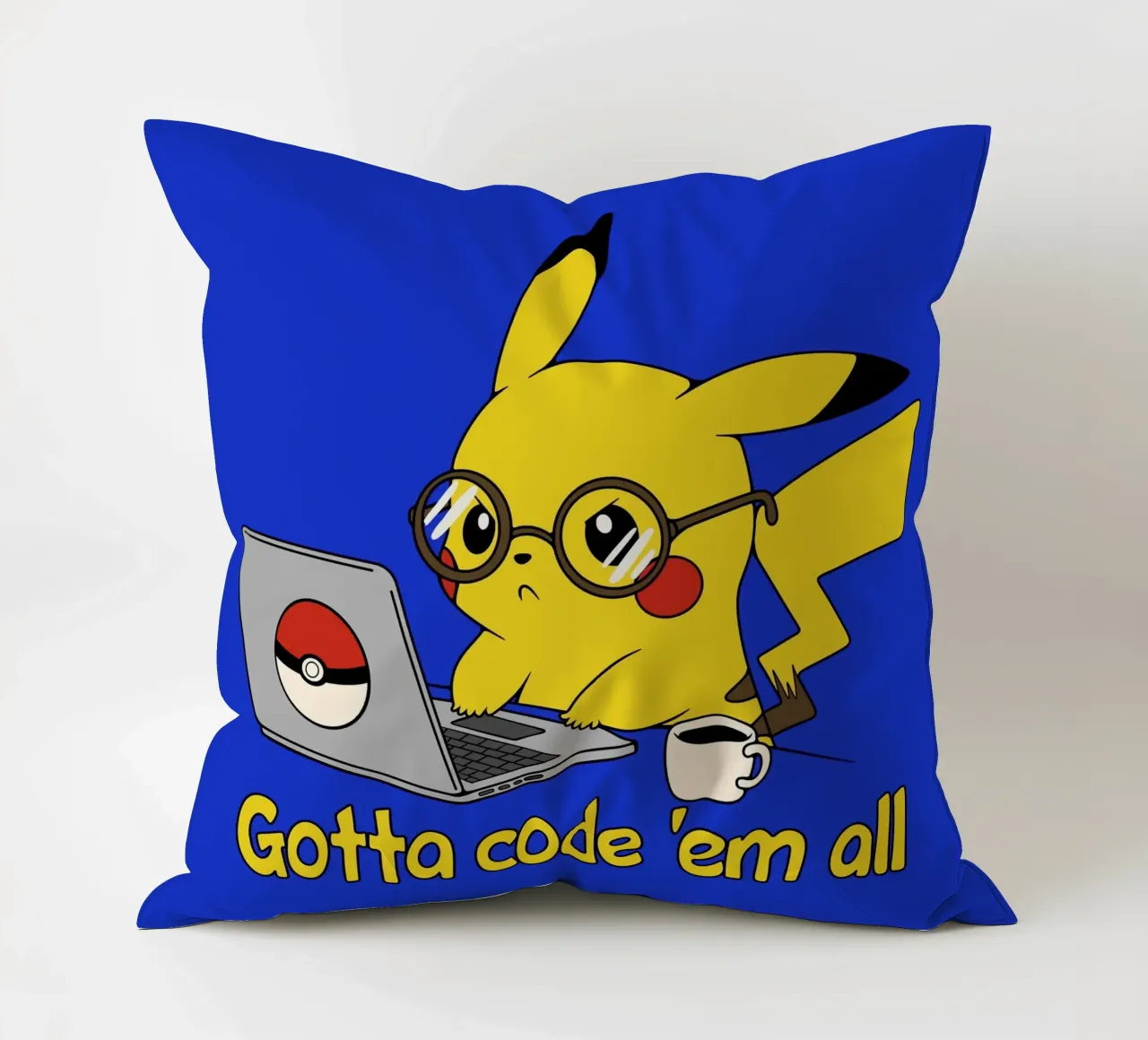 Il faut tous les coder coussin de Loobs
