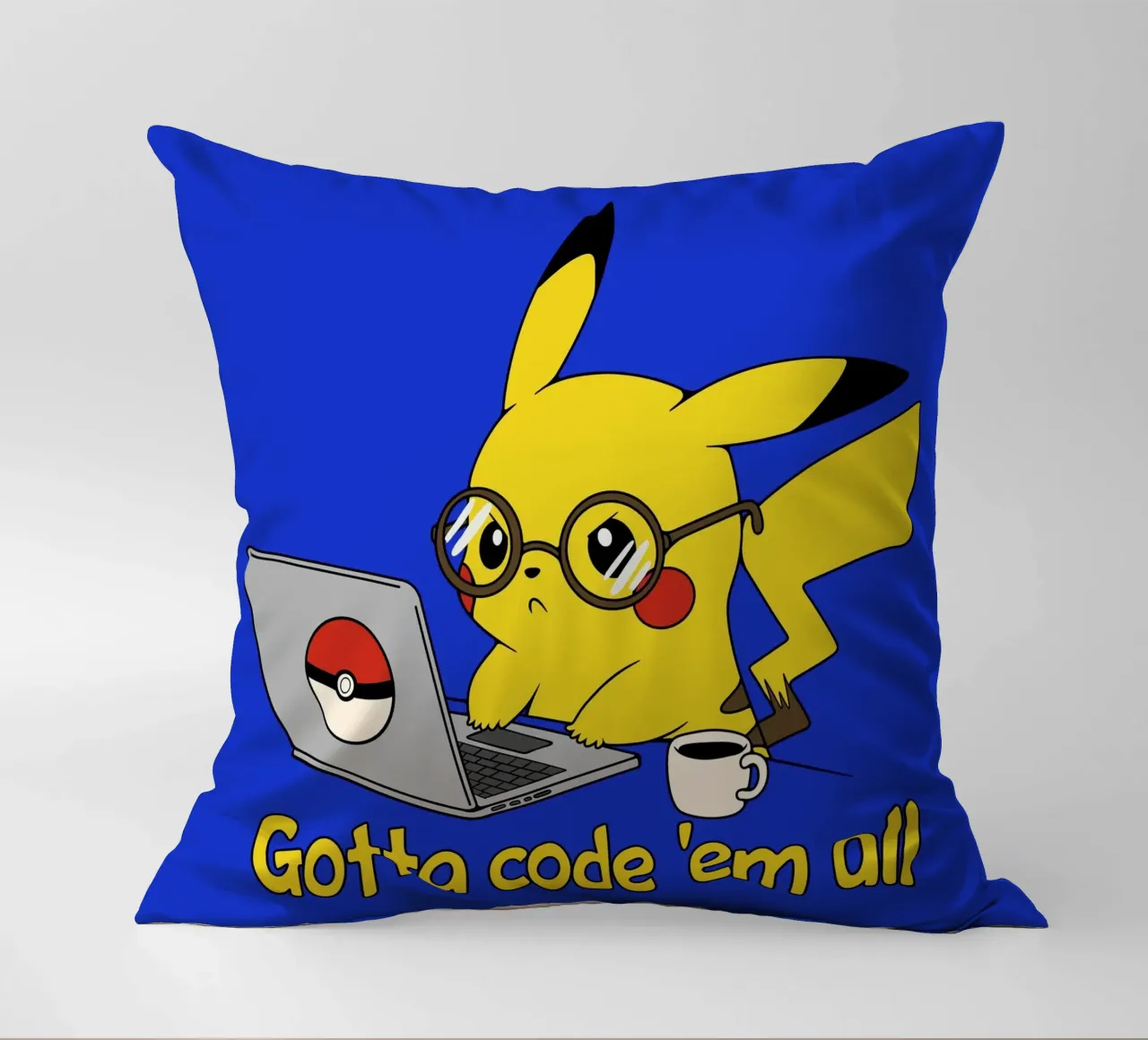 Il faut tous les coder coussin de Loobs
