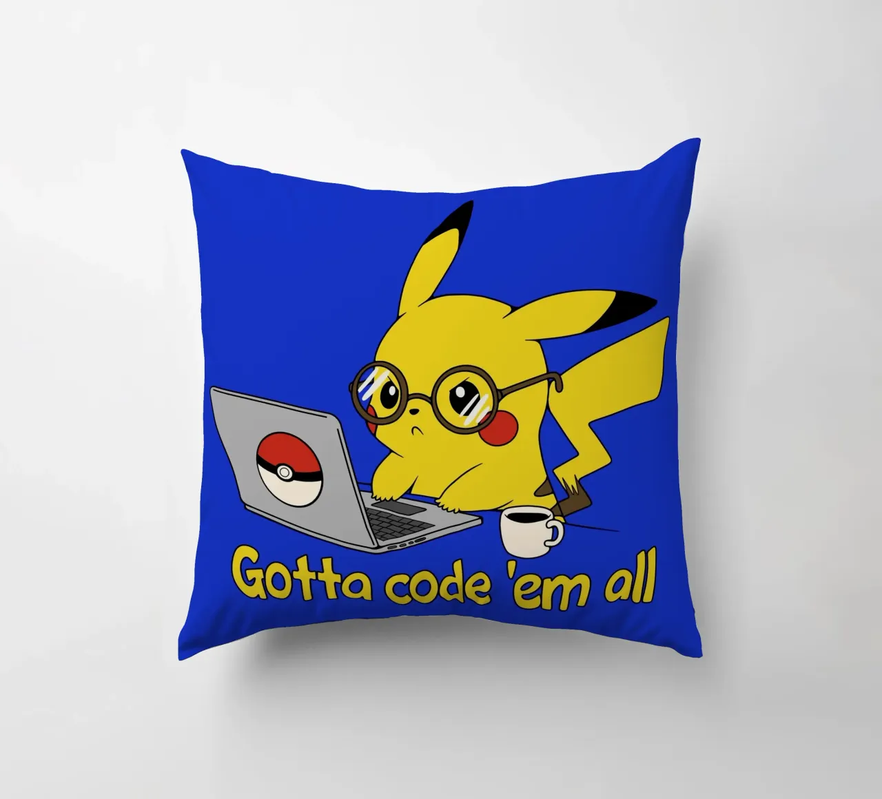 Il faut tous les coder coussin de Loobs