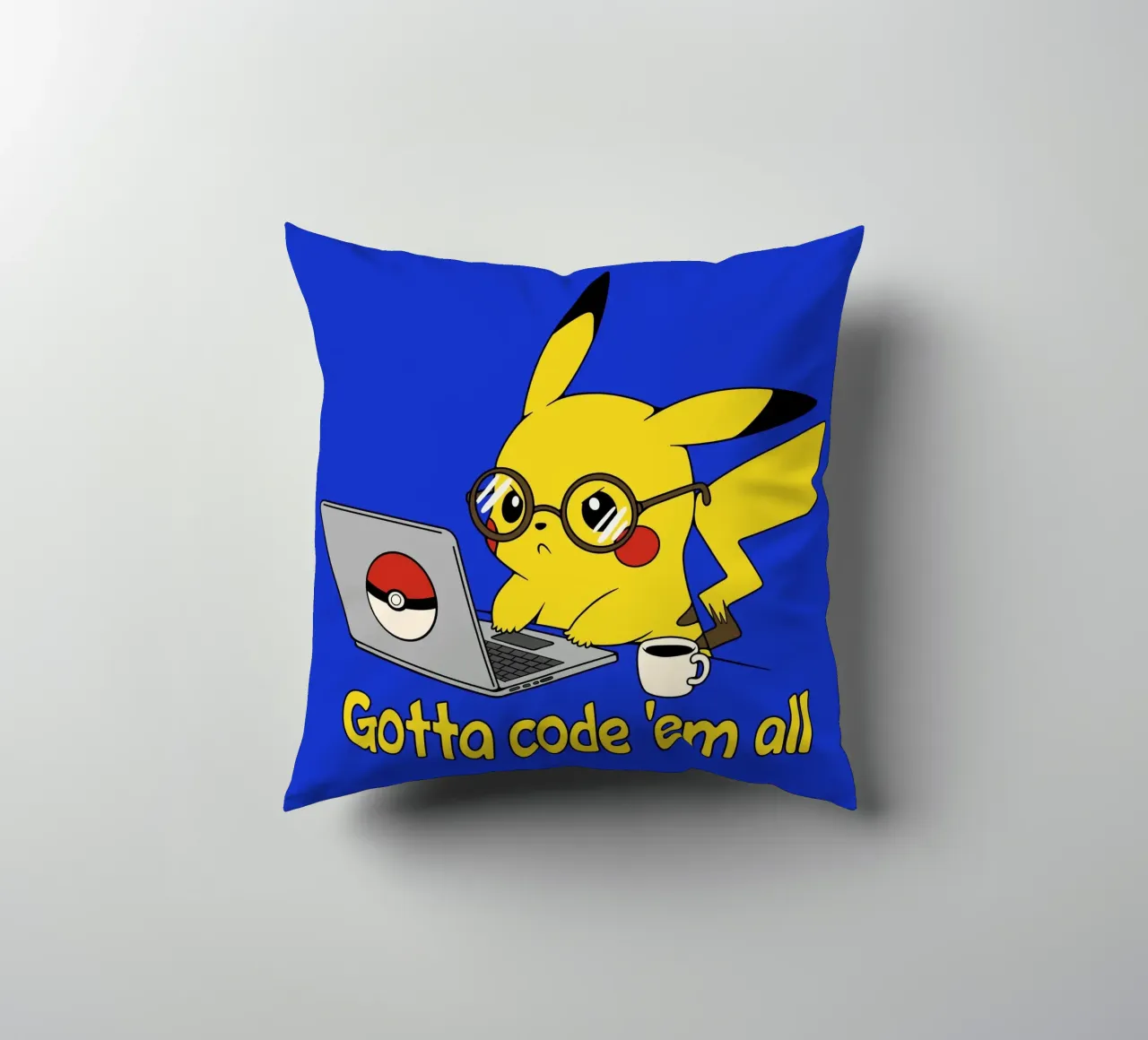 Il faut tous les coder coussin de Loobs