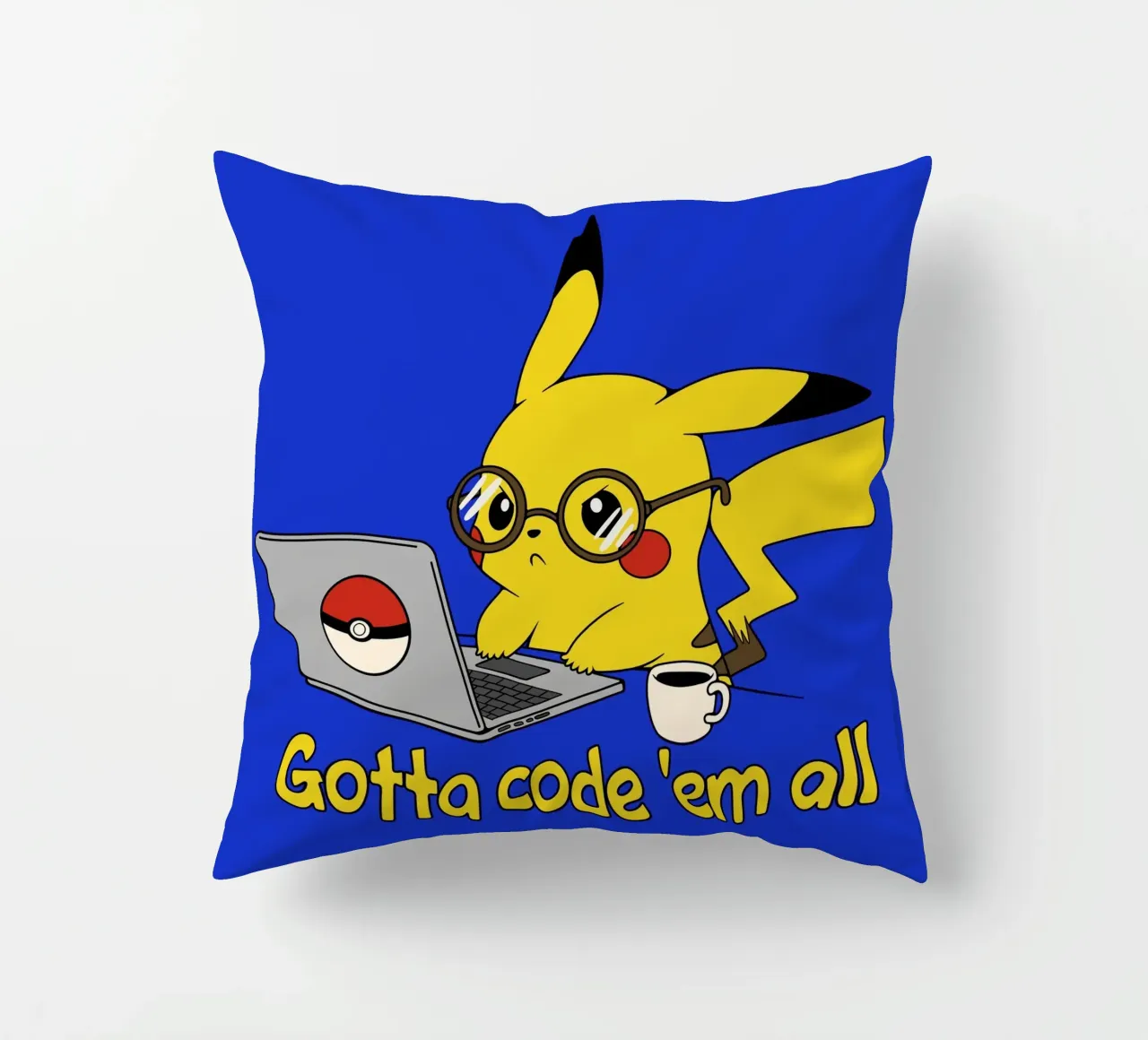Il faut tous les coder coussin de Loobs