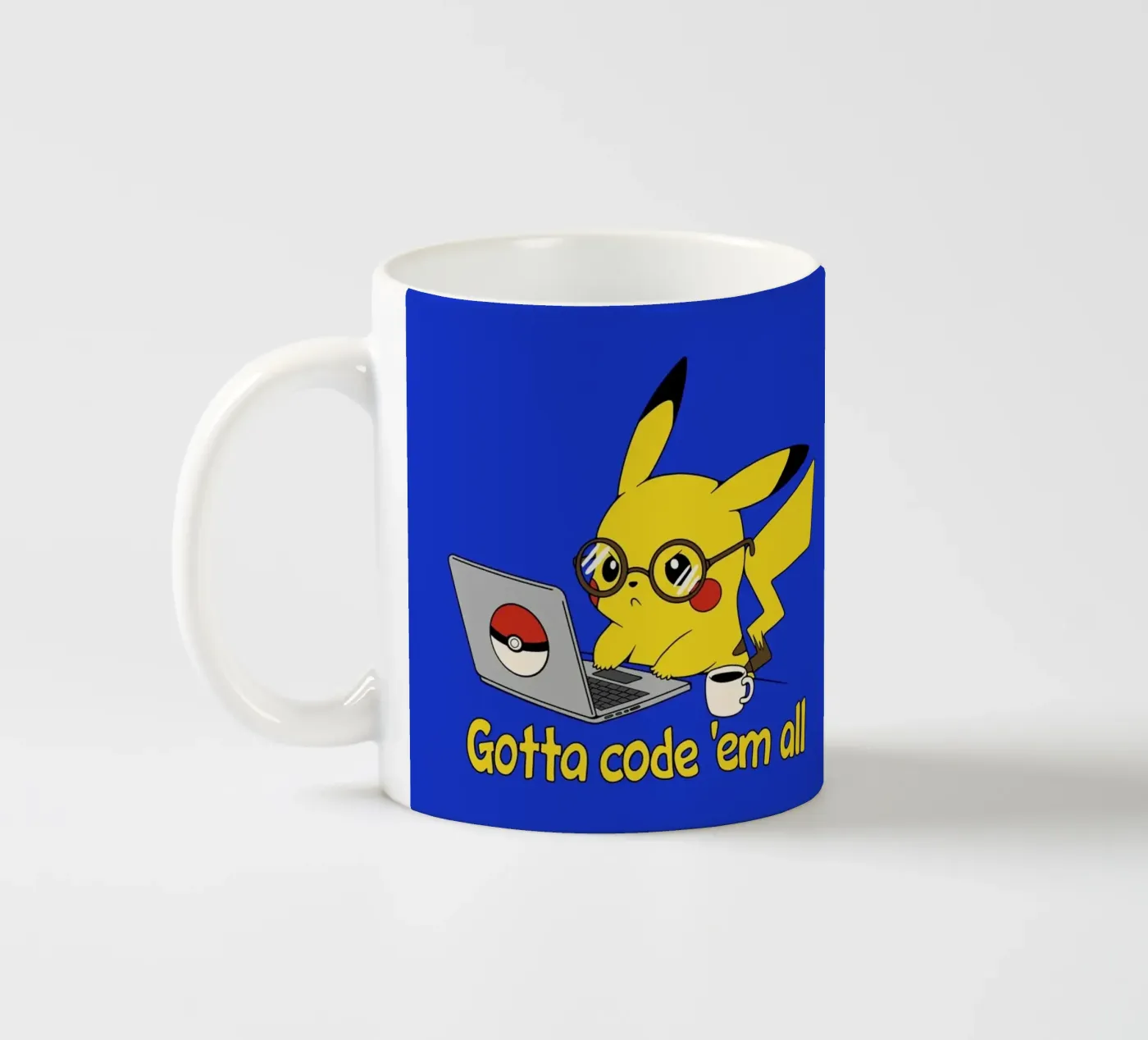 Gotta code 'em all ceramic mug by Loobs