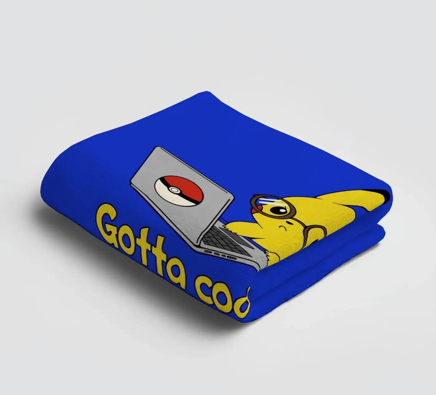 Gotta code 'em all towel by Loobs