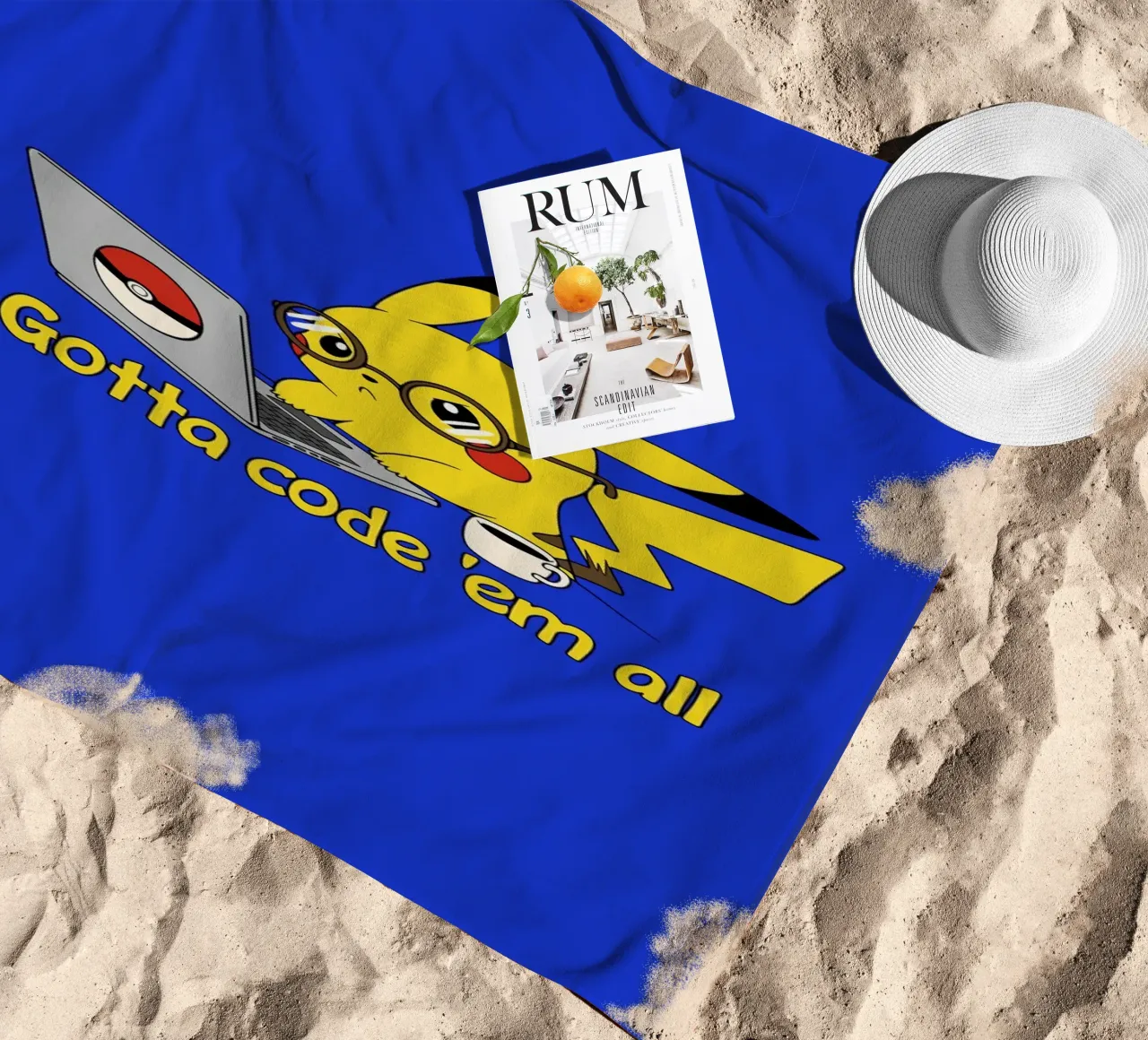 Il faut tous les coder serviette de plage de Loobs