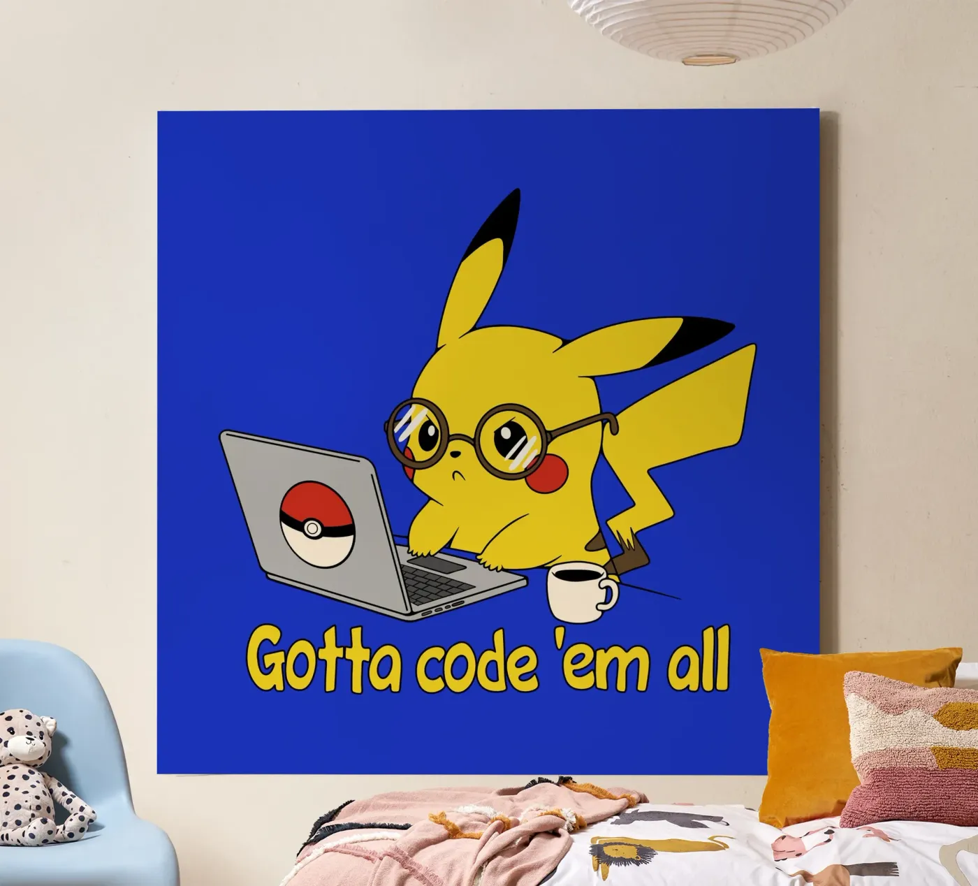 Gotta code 'em all canvas van Loobs