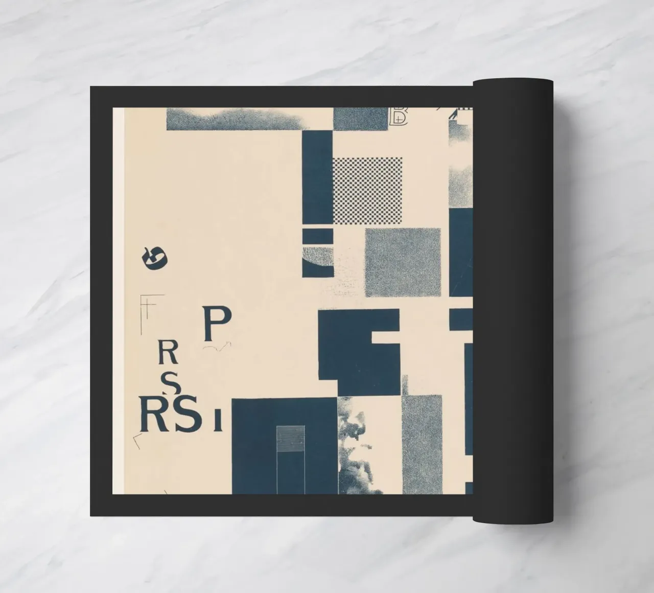 Compositie met typografische elementen zerbino da vintageshop