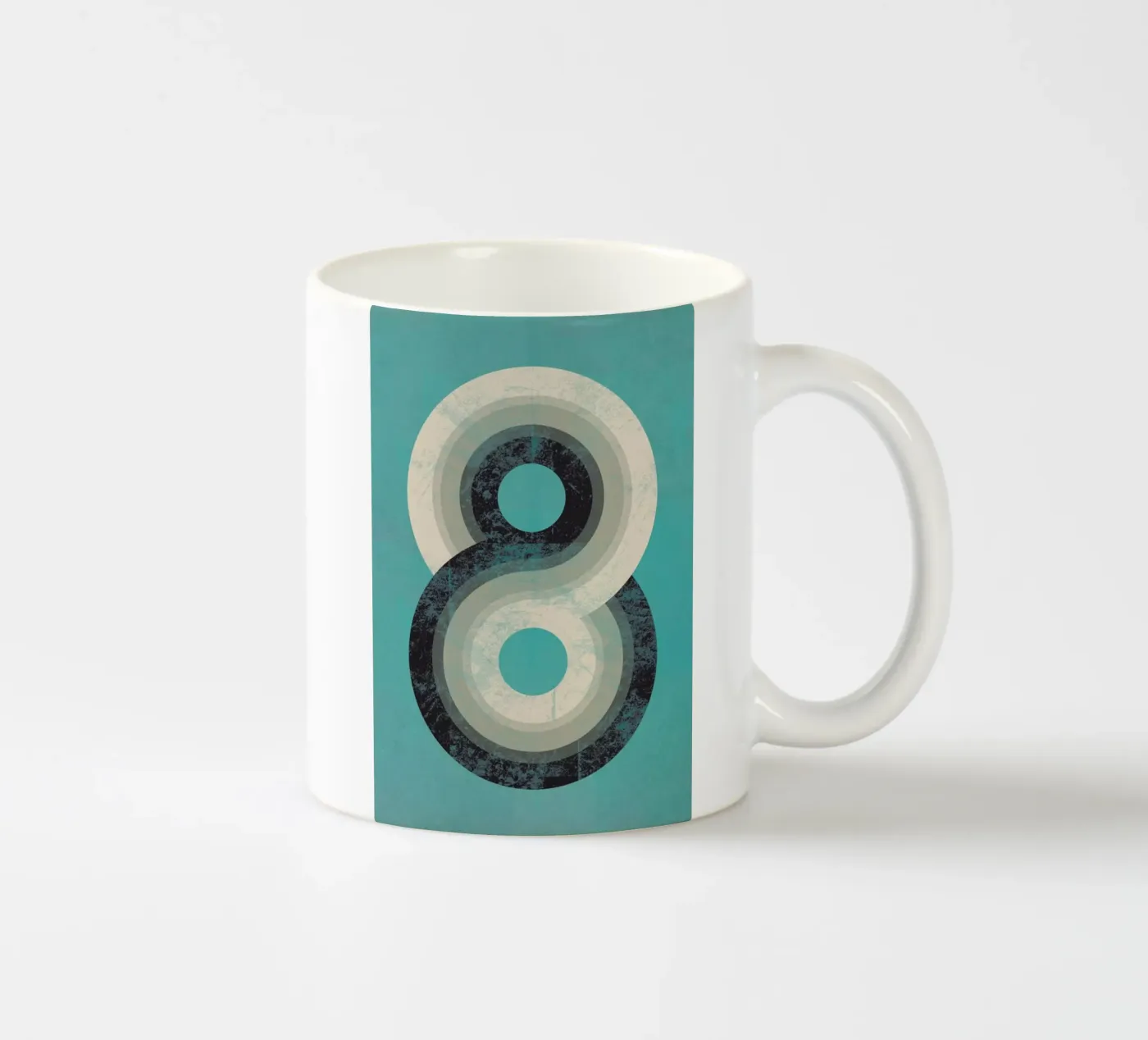 Eight ceramic mug by Metron