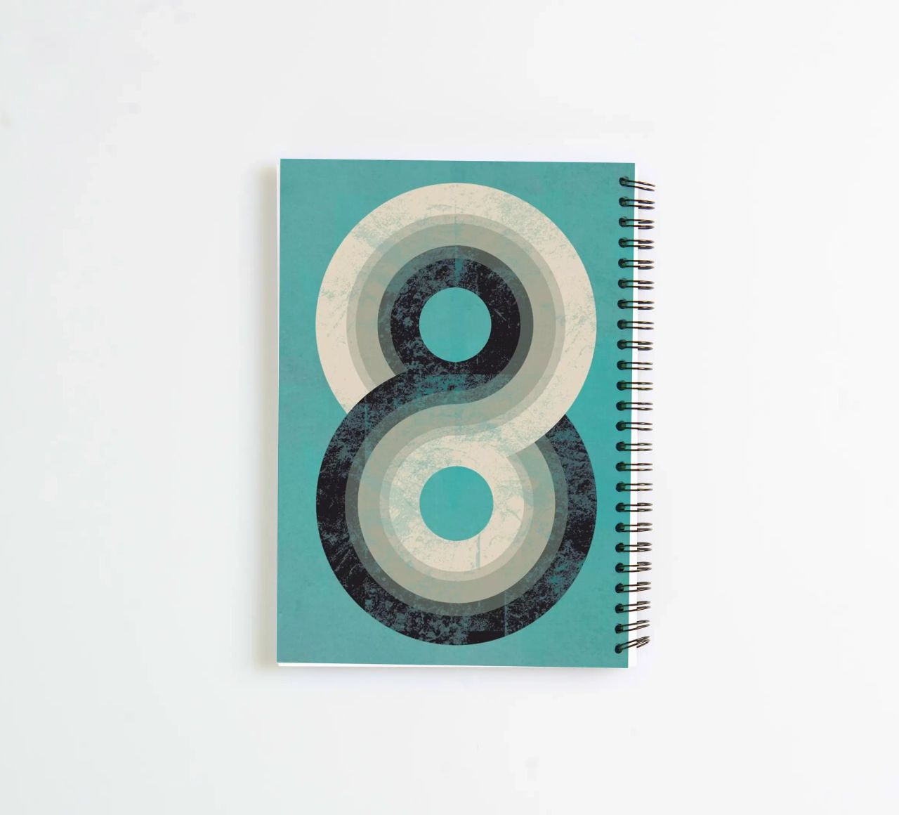 Ocho cuaderno de espiral de Metron