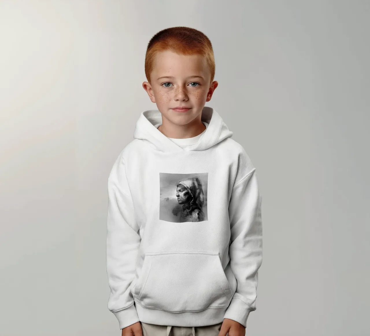 Head in the clouds felpa bambino con cappuccio da Stoian Hitrov