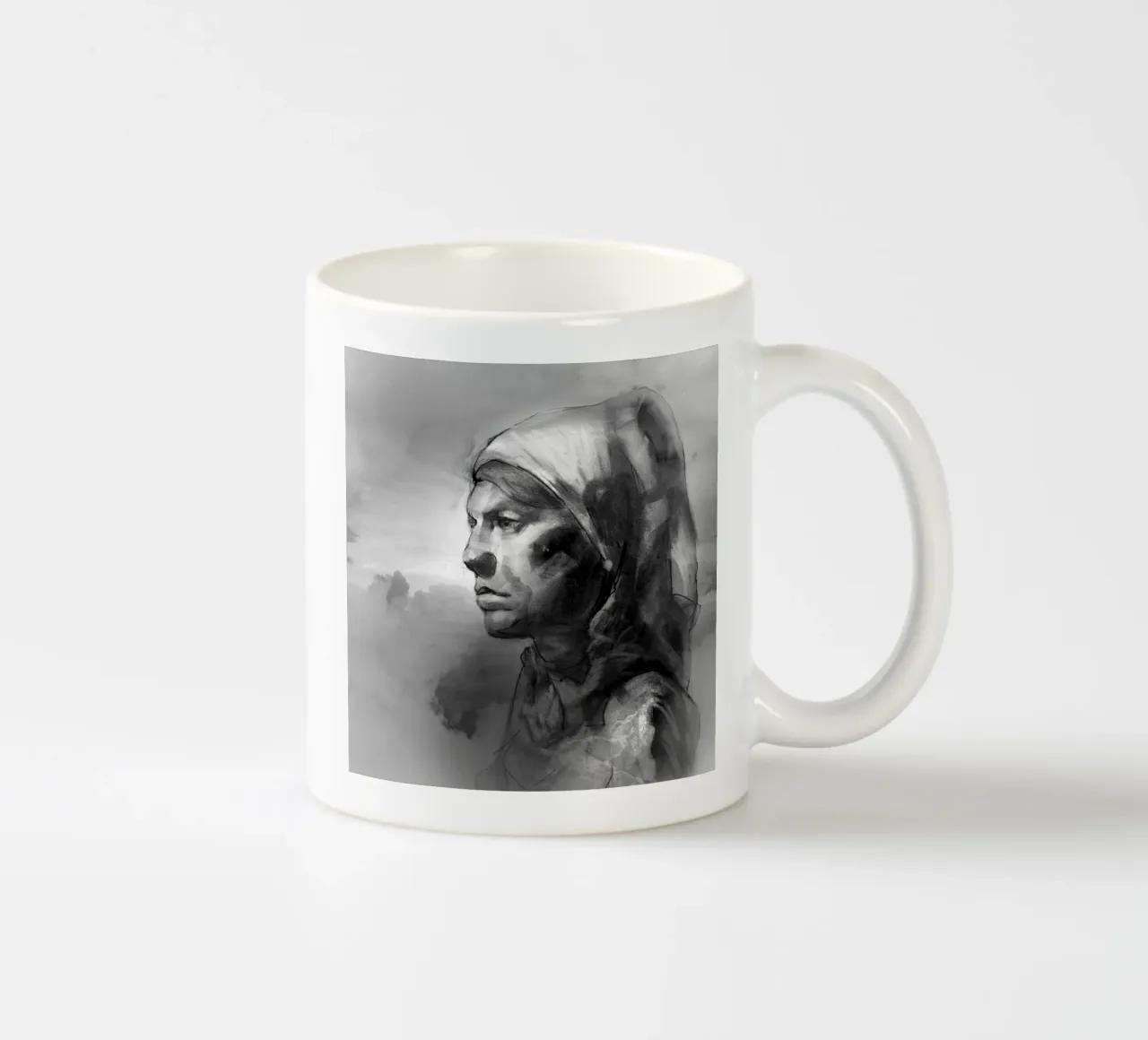 Head in the clouds tazza in ceramica da Stoian Hitrov