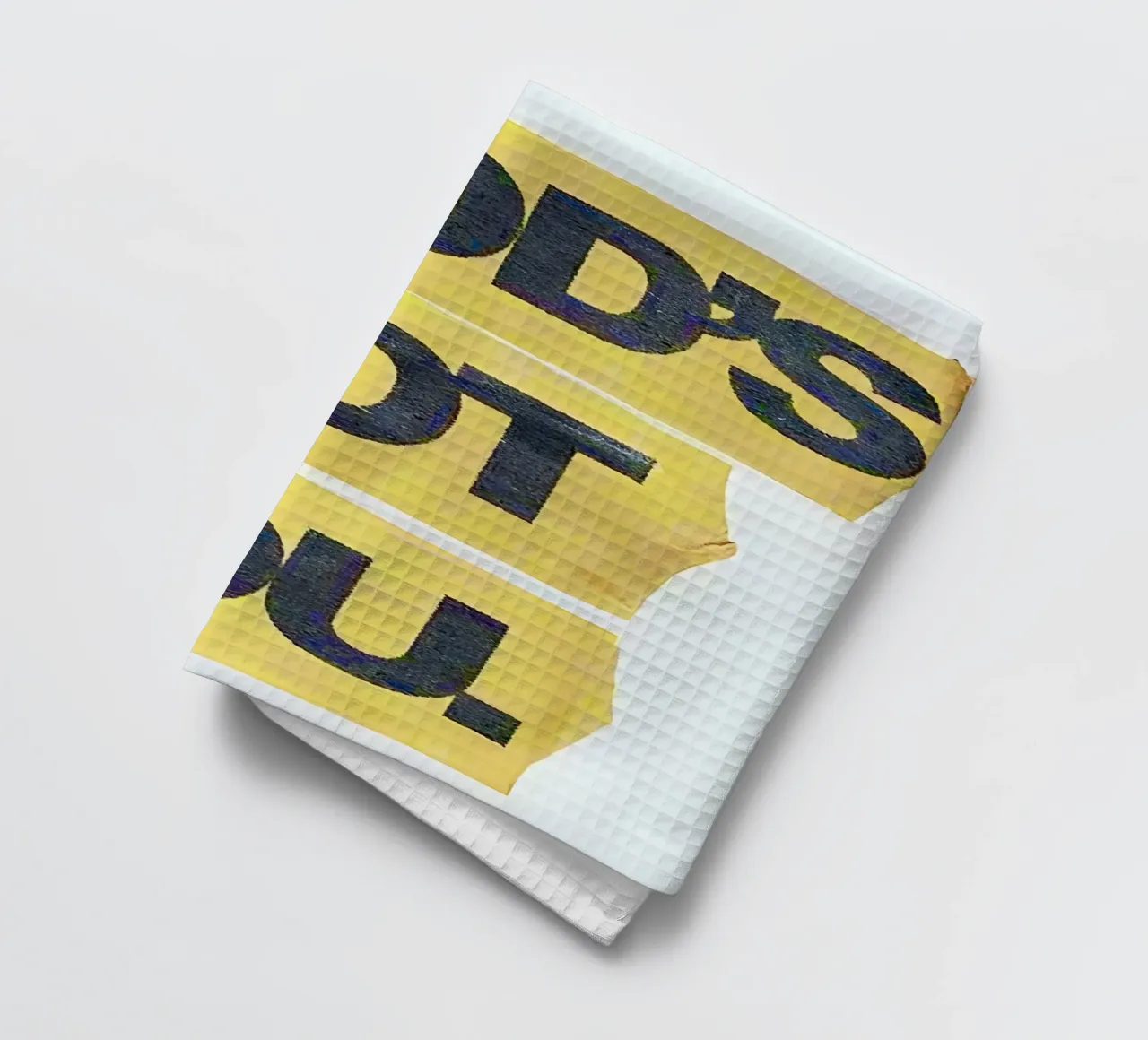 DIO TI AVEVA canovaccio da cucina da Type & Tape