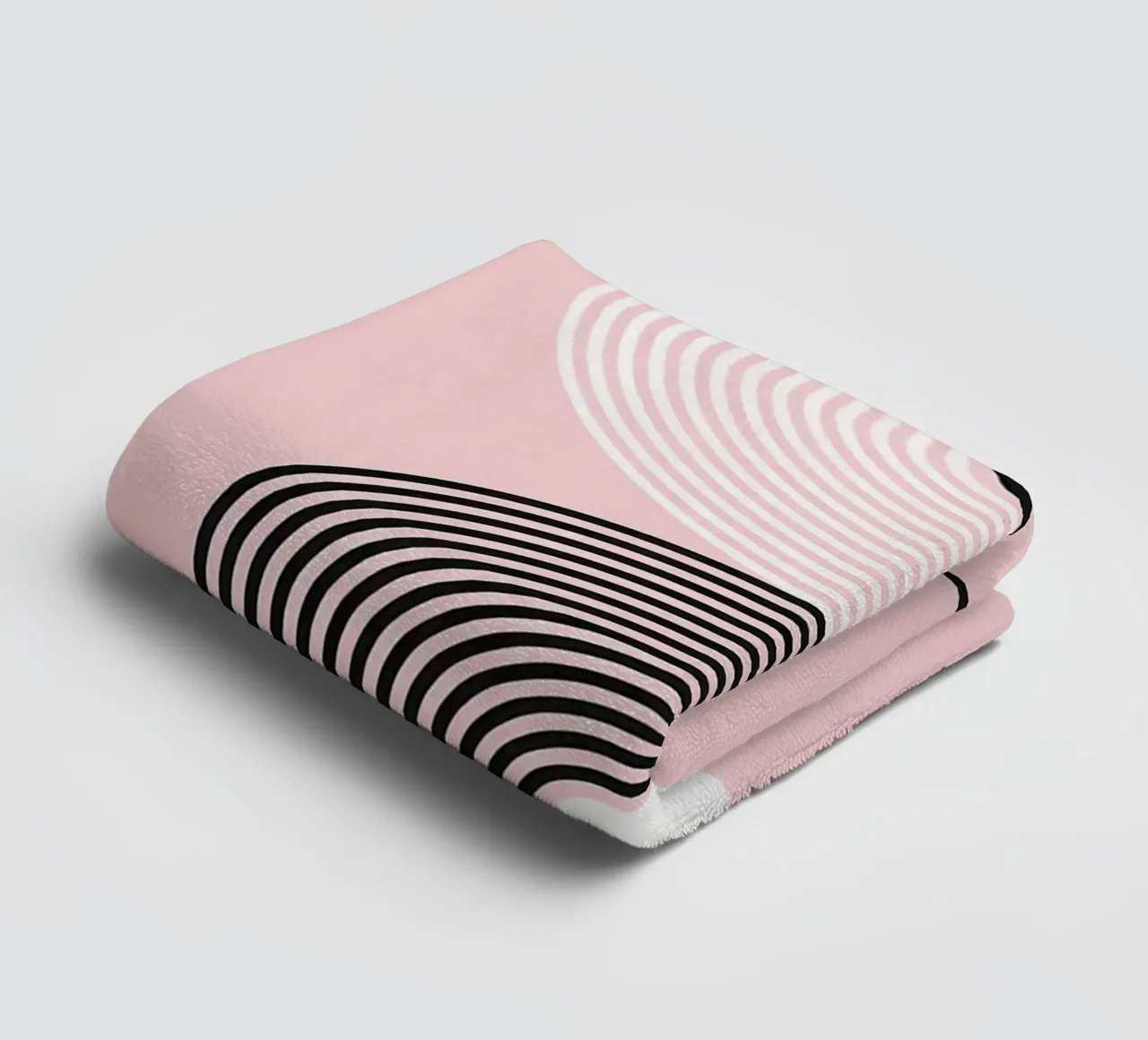 Abstract and geometric towel by Maria Lang