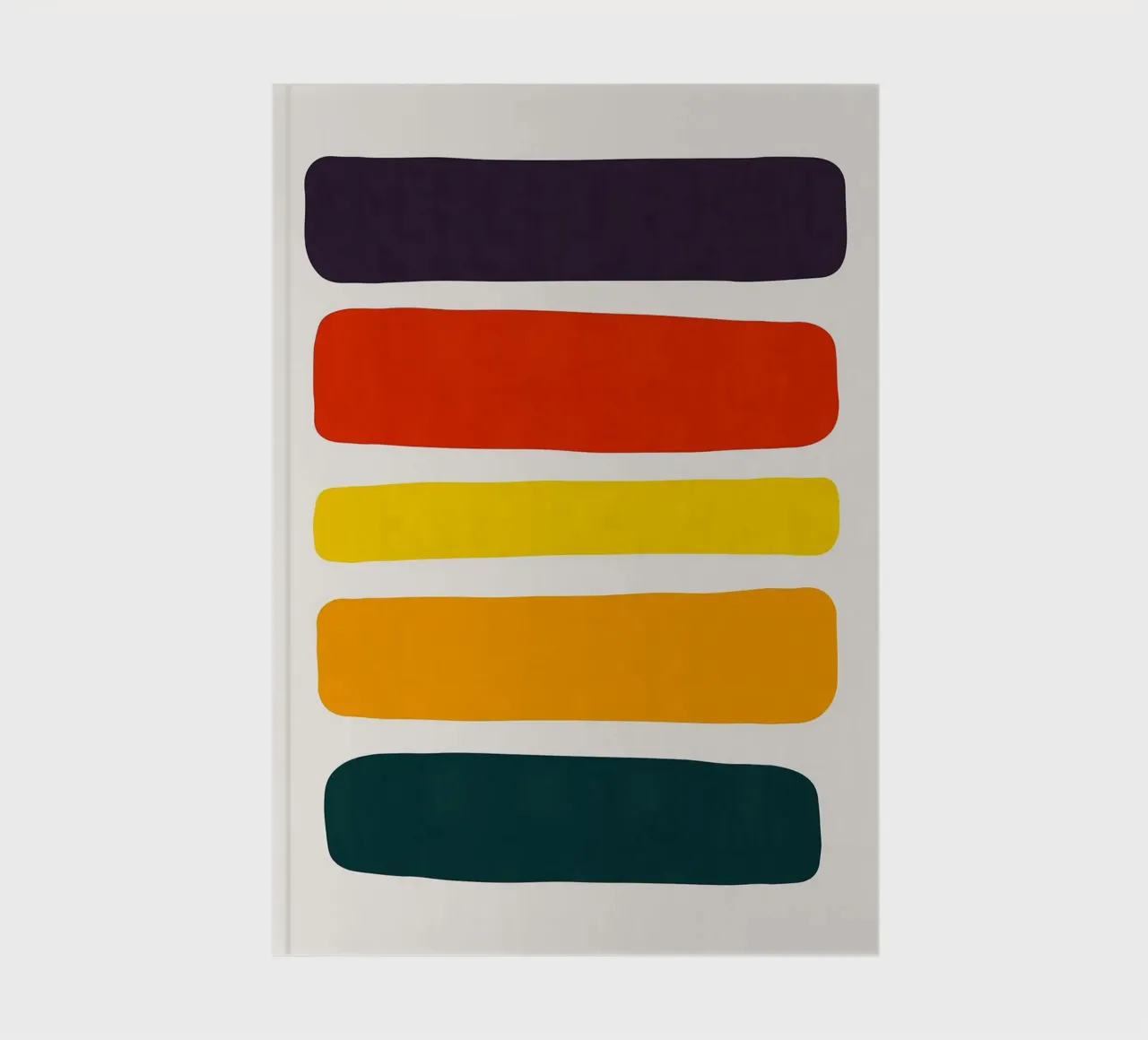 Abstract expression IX notebook by Maria Lang