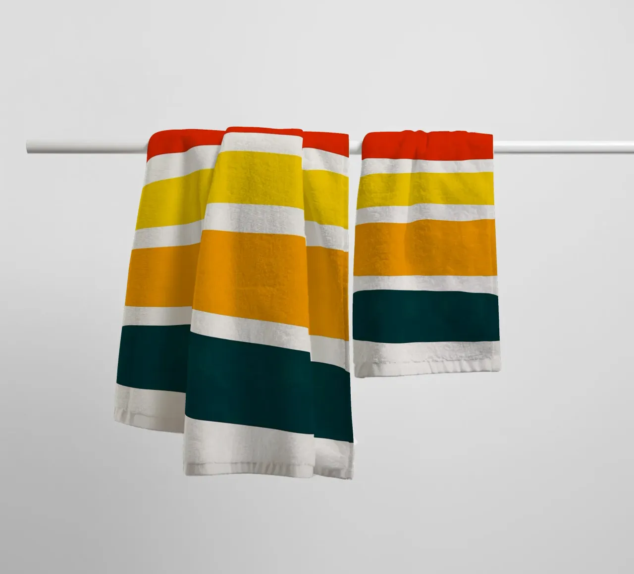 Abstract expression IX towel by Maria Lang