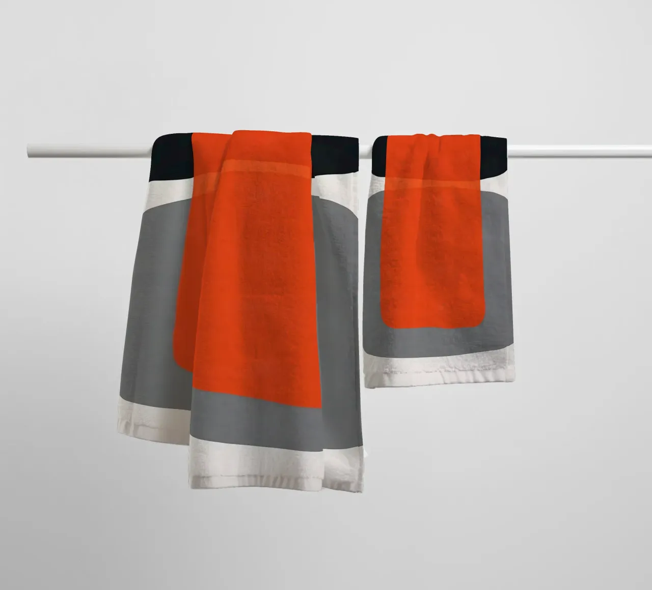 Abstract expression VIII towel by Maria Lang