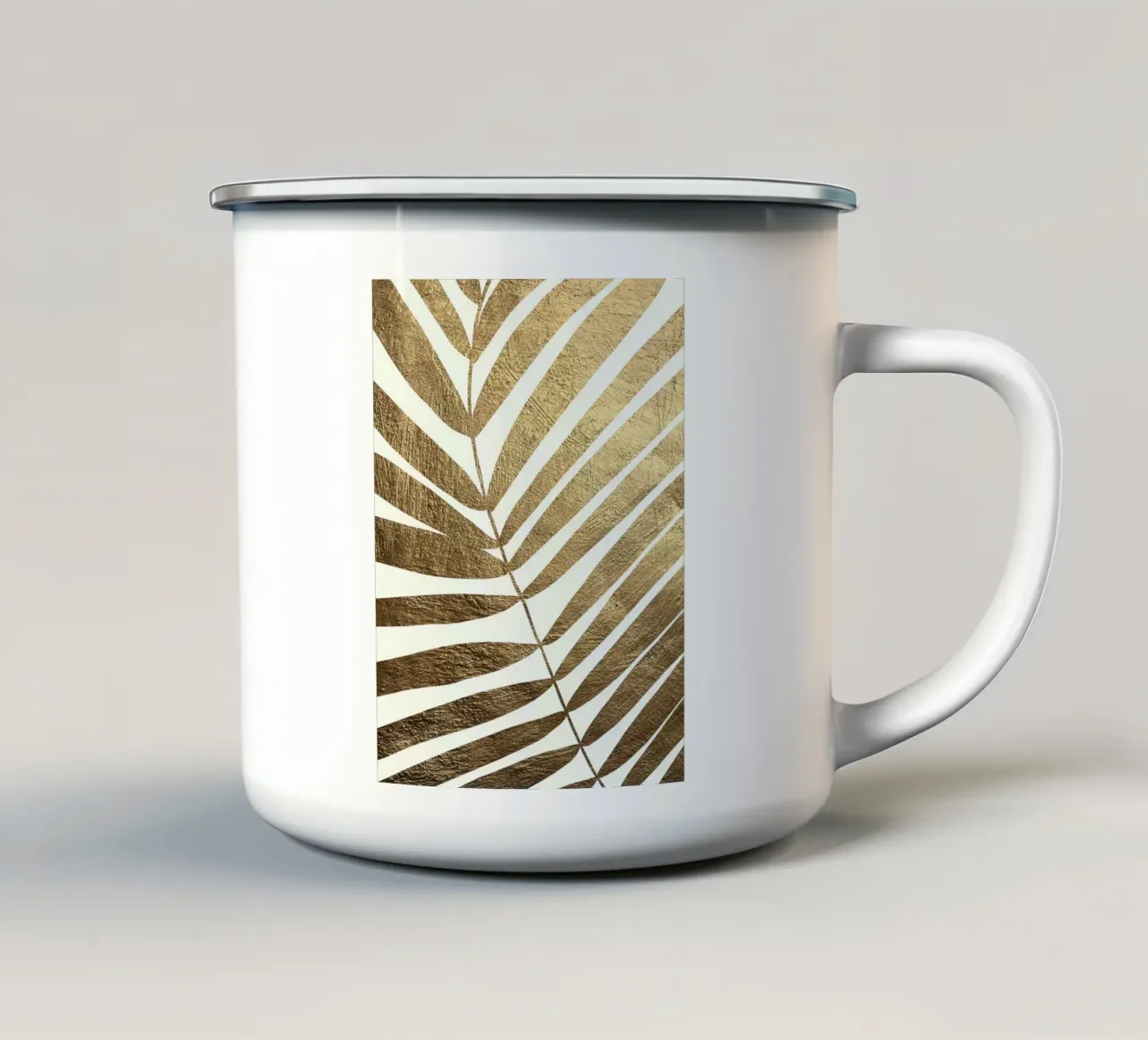 Foglia d'oro tazza in smalto da Maria Lang