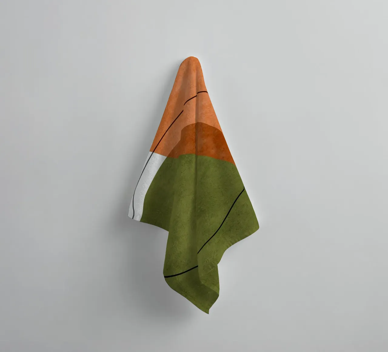Expressive forms towel by Maria Lang