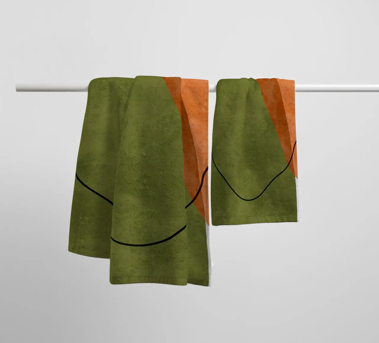 Expressive forms towel by Maria Lang