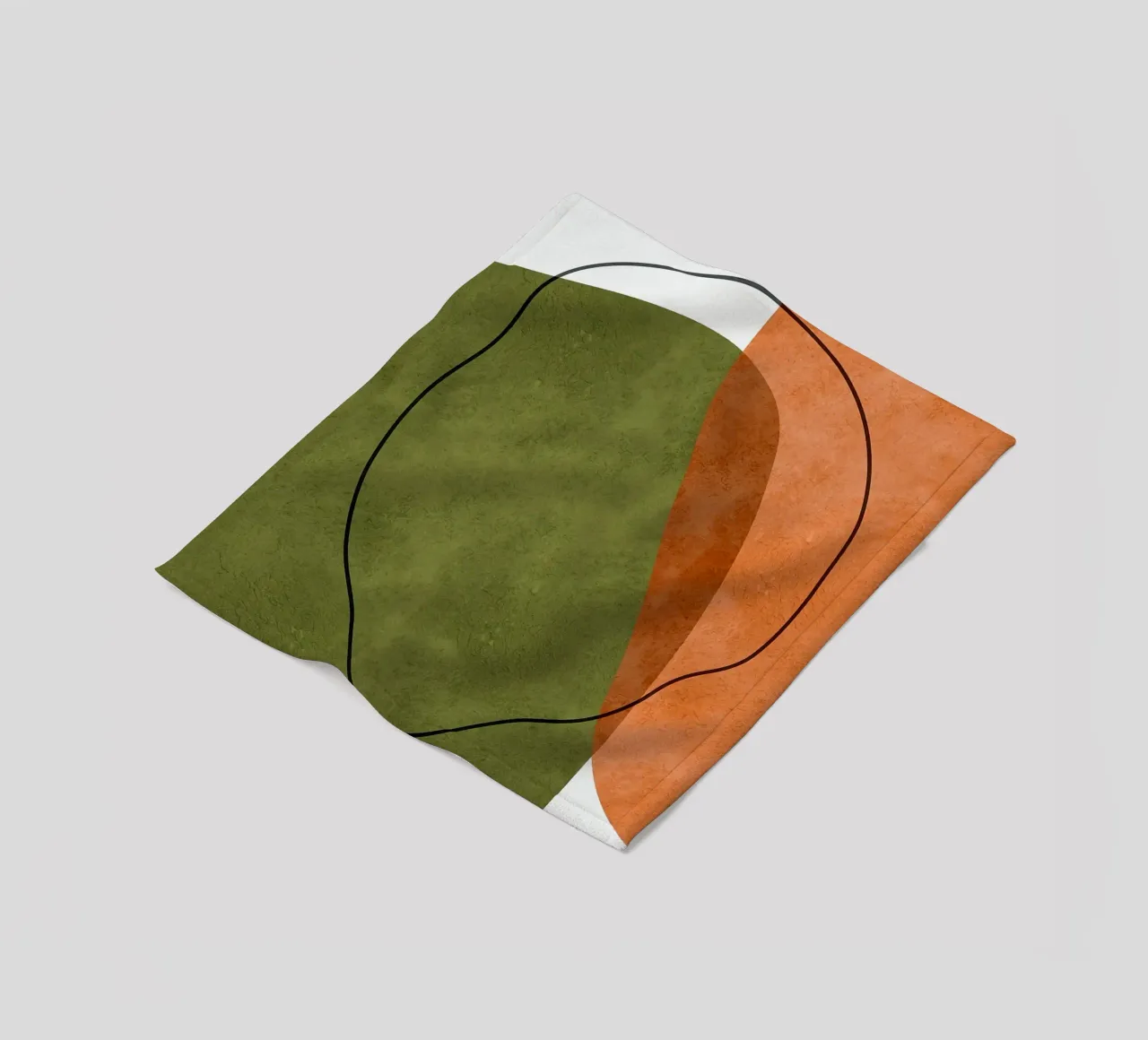 Forme espressive coperta in pile da Maria Lang