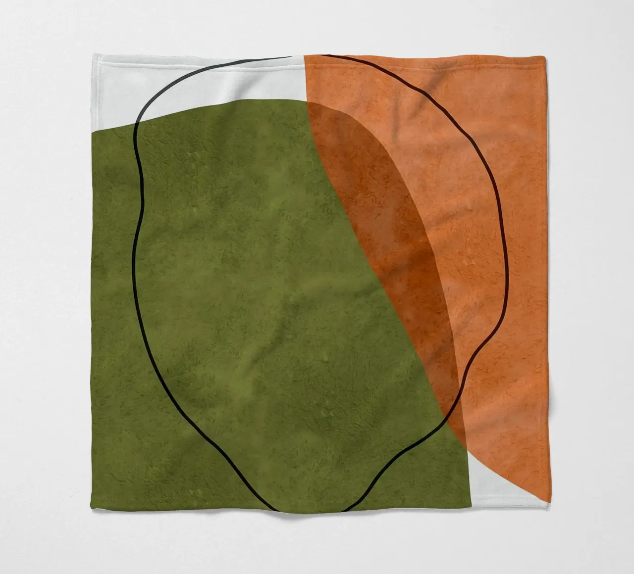 Forme espressive coperta in pile da Maria Lang