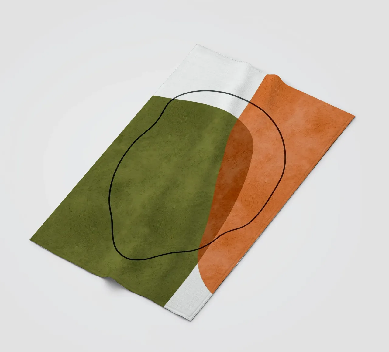 Forme espressive coperta in pile da Maria Lang