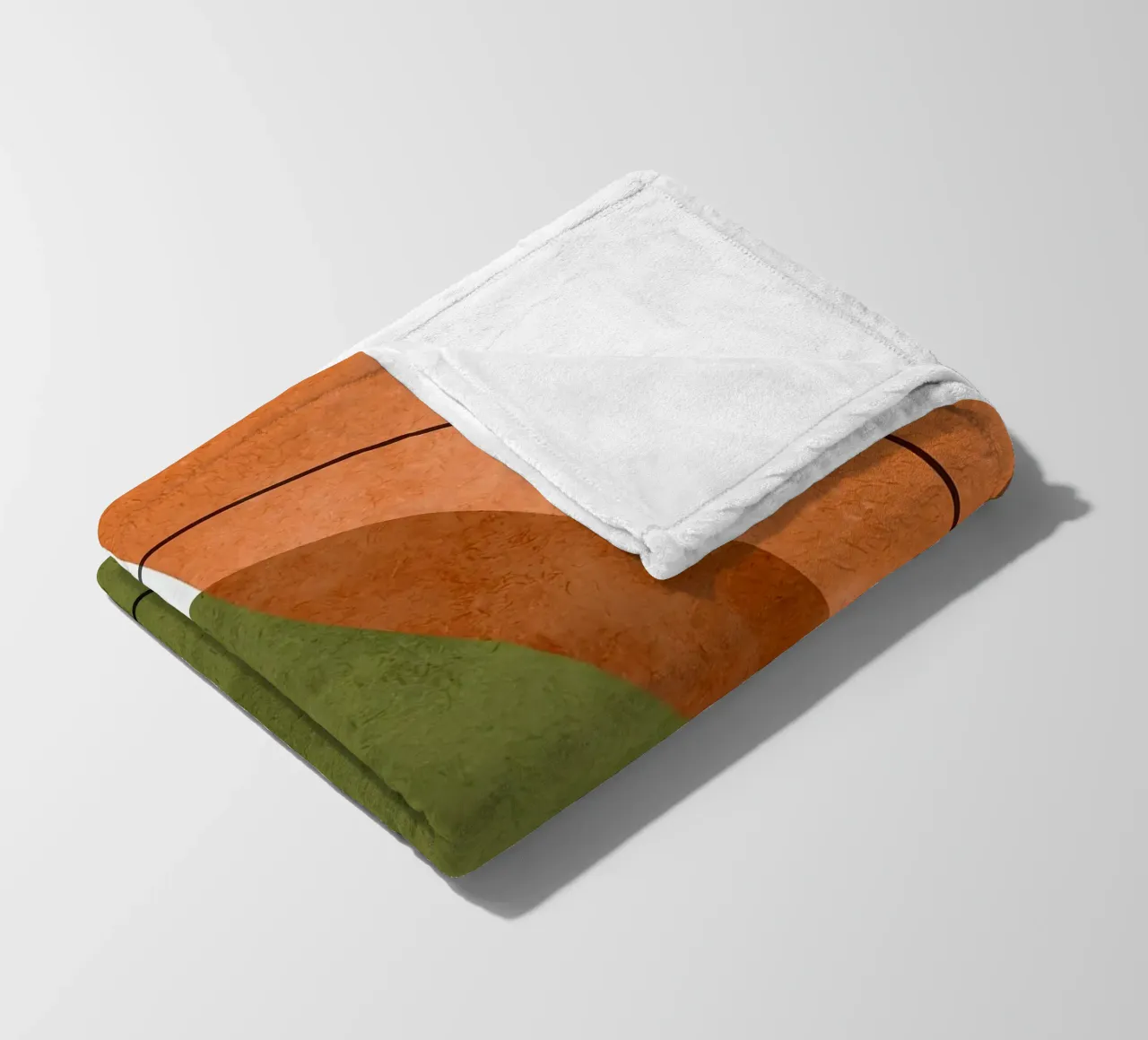 Forme espressive coperta in pile da Maria Lang