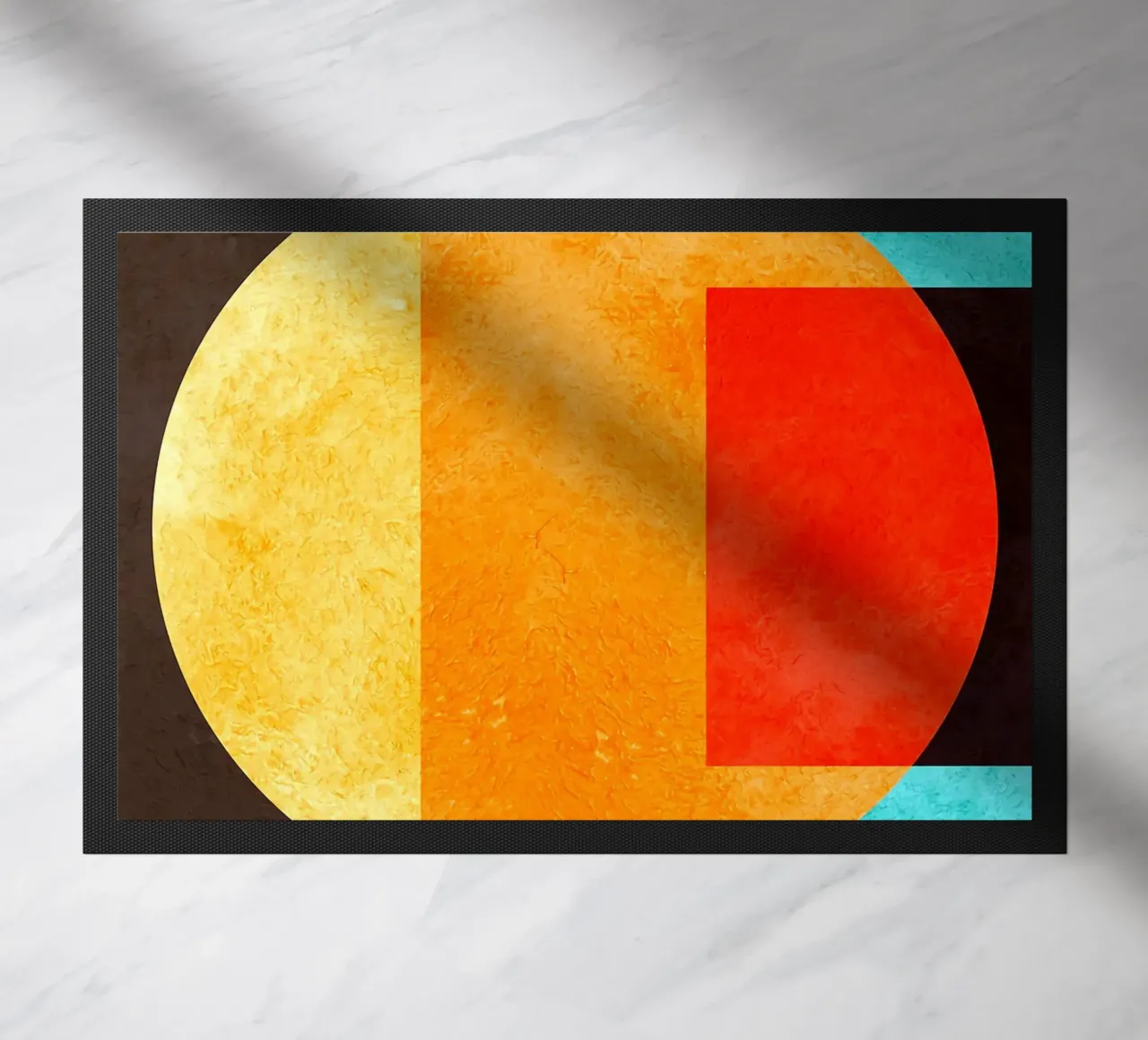 Geometria colorata zerbino da Maria Lang