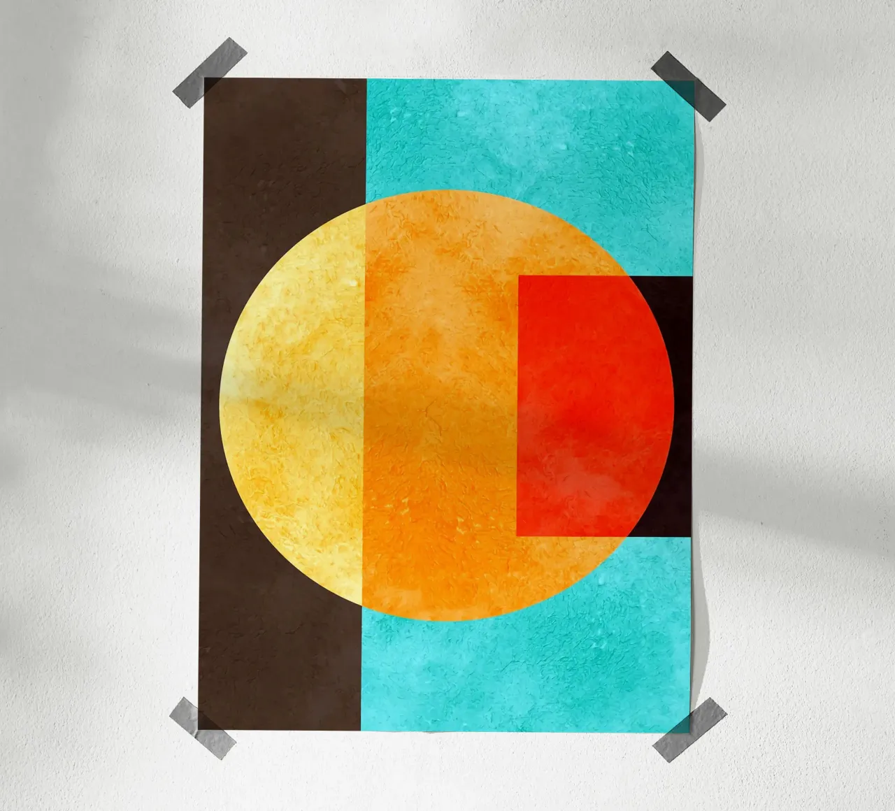 Geometria colorata poster da Maria Lang
