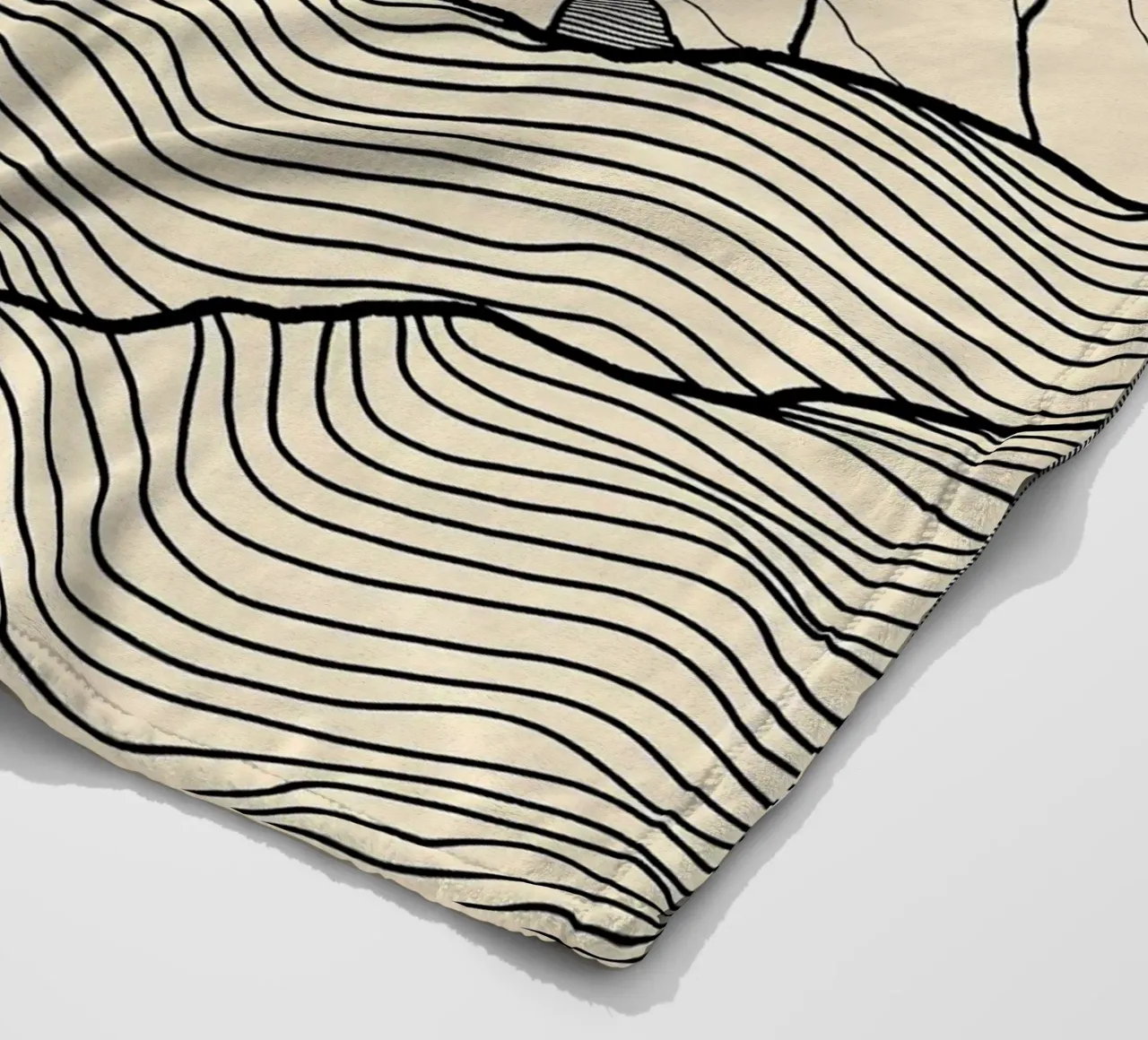Limite verticale coperta in pile da Maria Lang