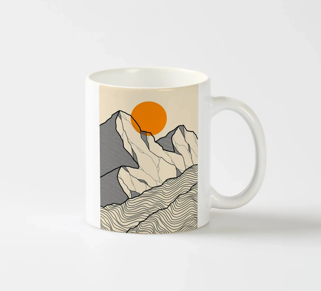 Limite verticale tazza in ceramica da Maria Lang