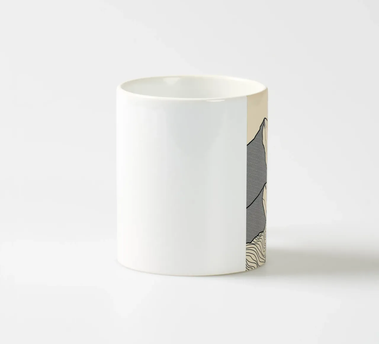 Limite verticale tazza in ceramica da Maria Lang