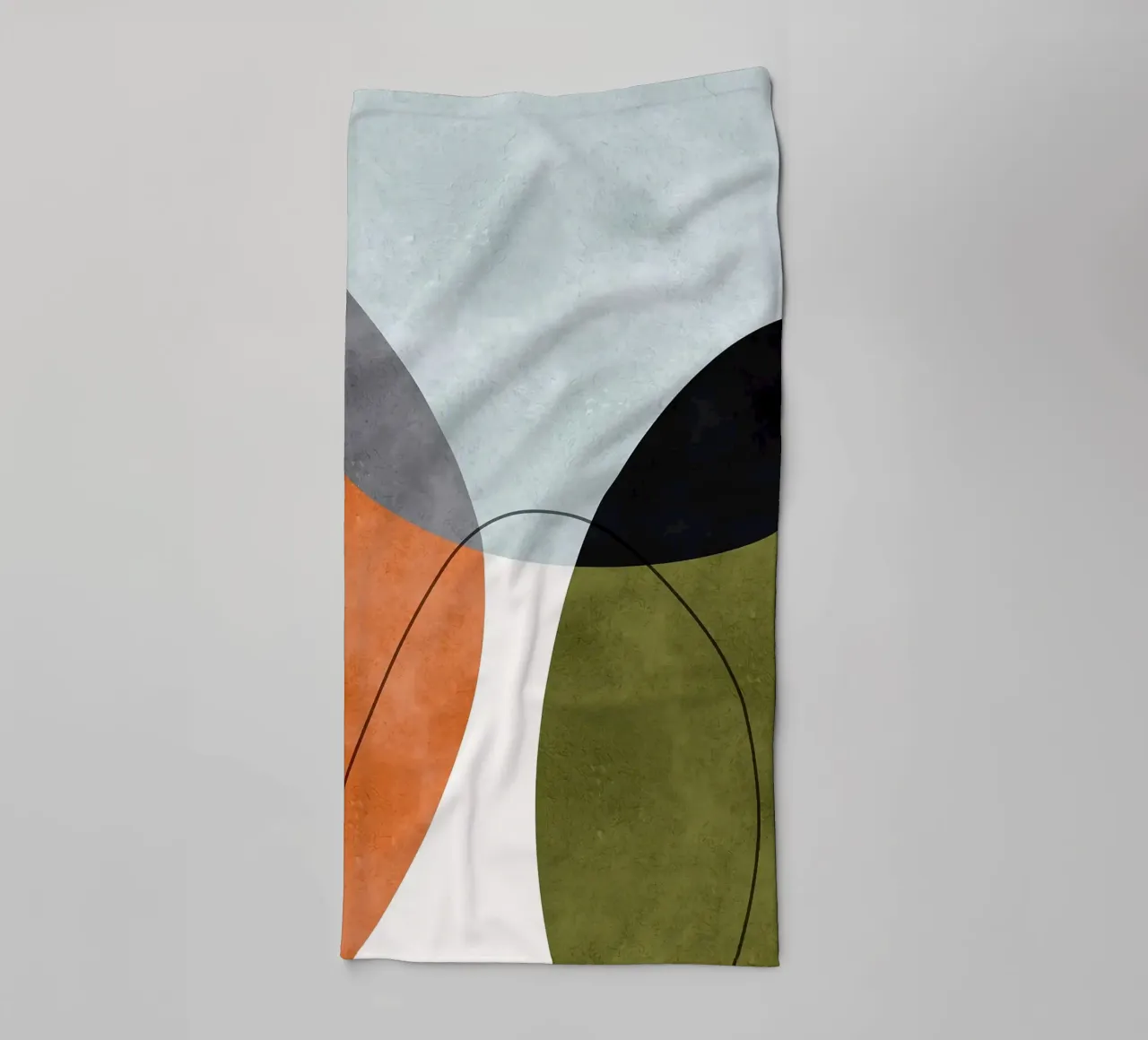 Expressive forms towel by Maria Lang