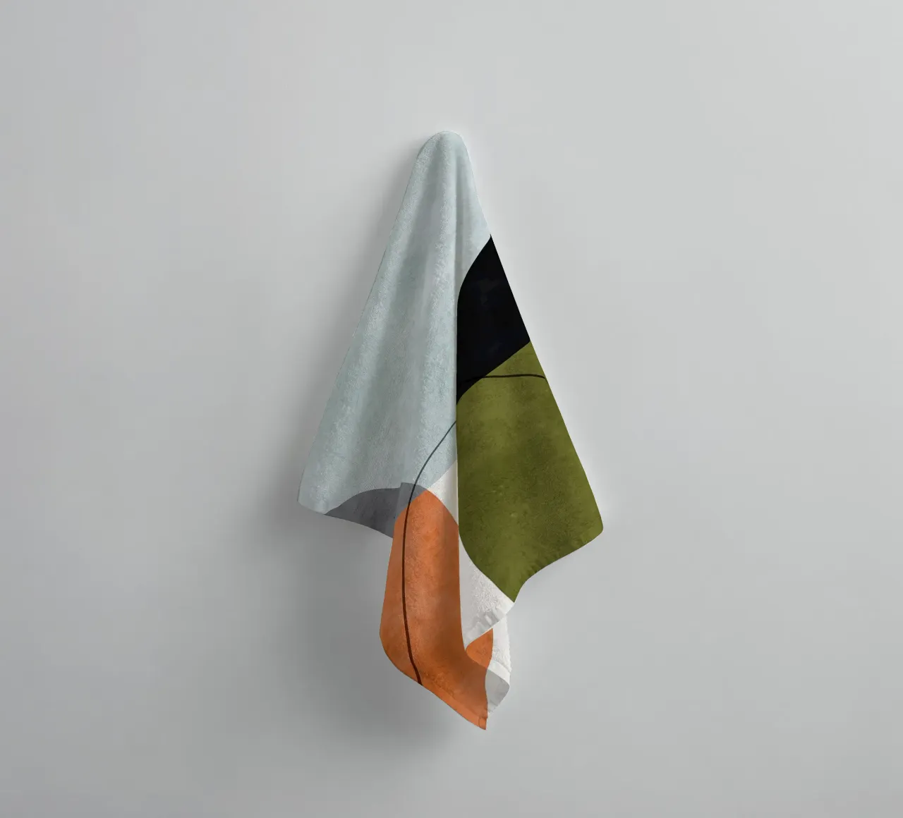 Expressive forms towel by Maria Lang