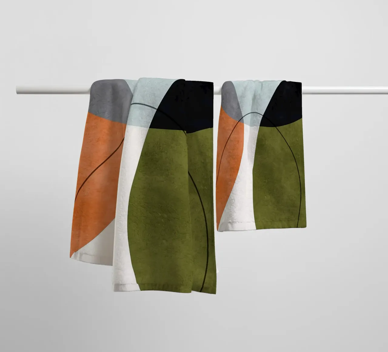Expressive forms towel by Maria Lang