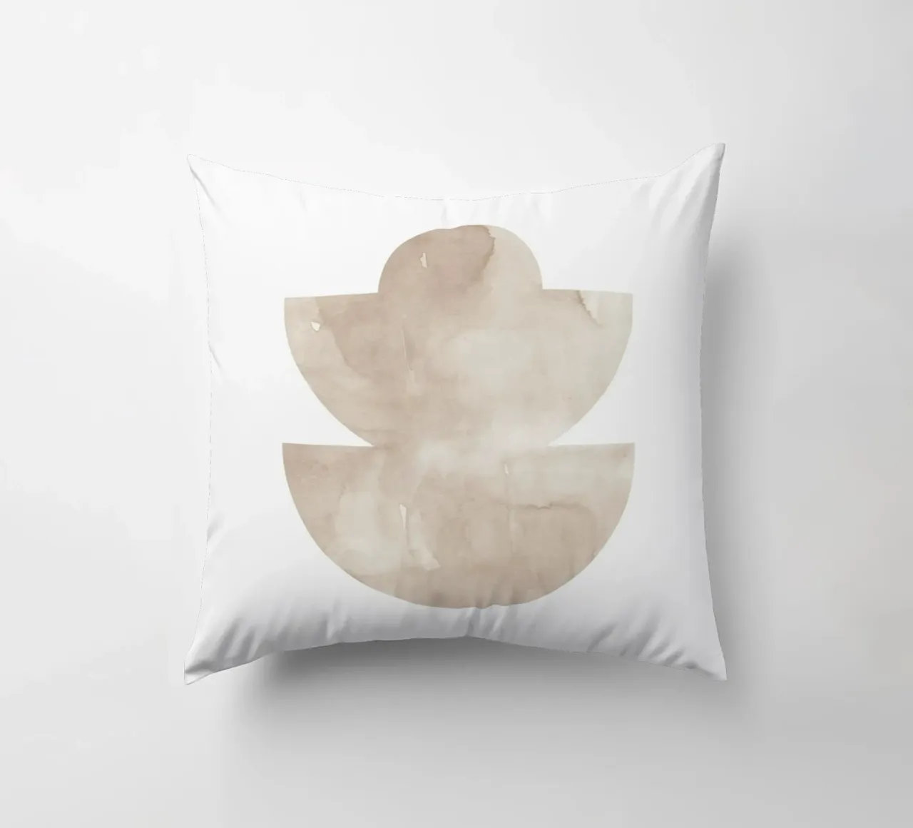 Forme geometriche ad acquerello 5 cuscino da NouveauPrints