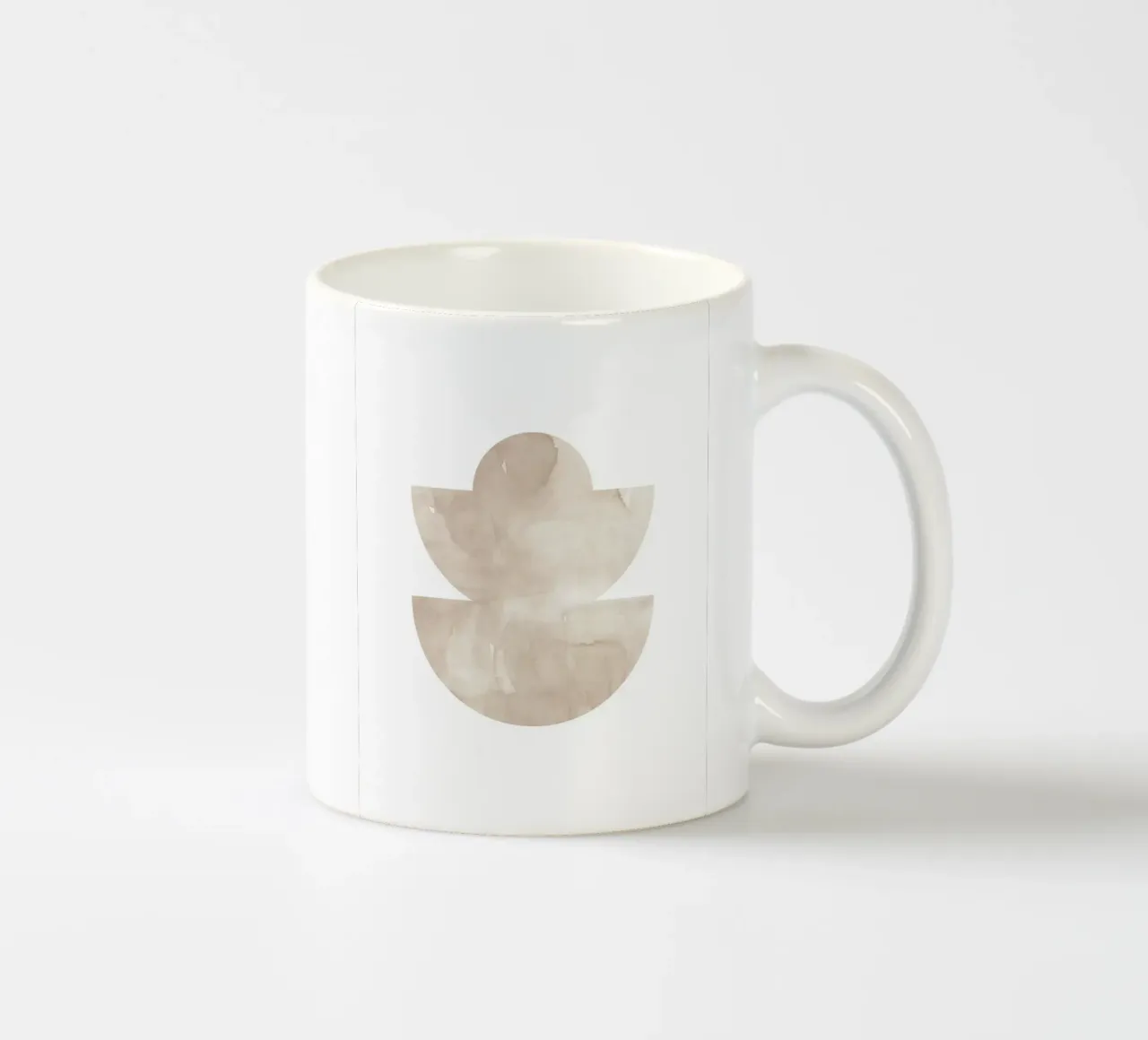 Forme geometriche ad acquerello 5 tazza in ceramica da NouveauPrints