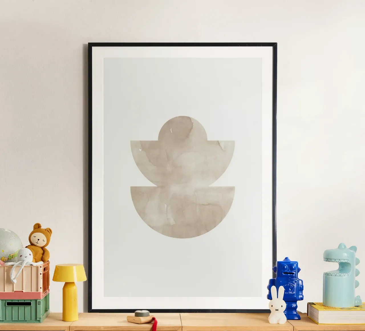 Forme geometriche ad acquerello 5 poster da NouveauPrints