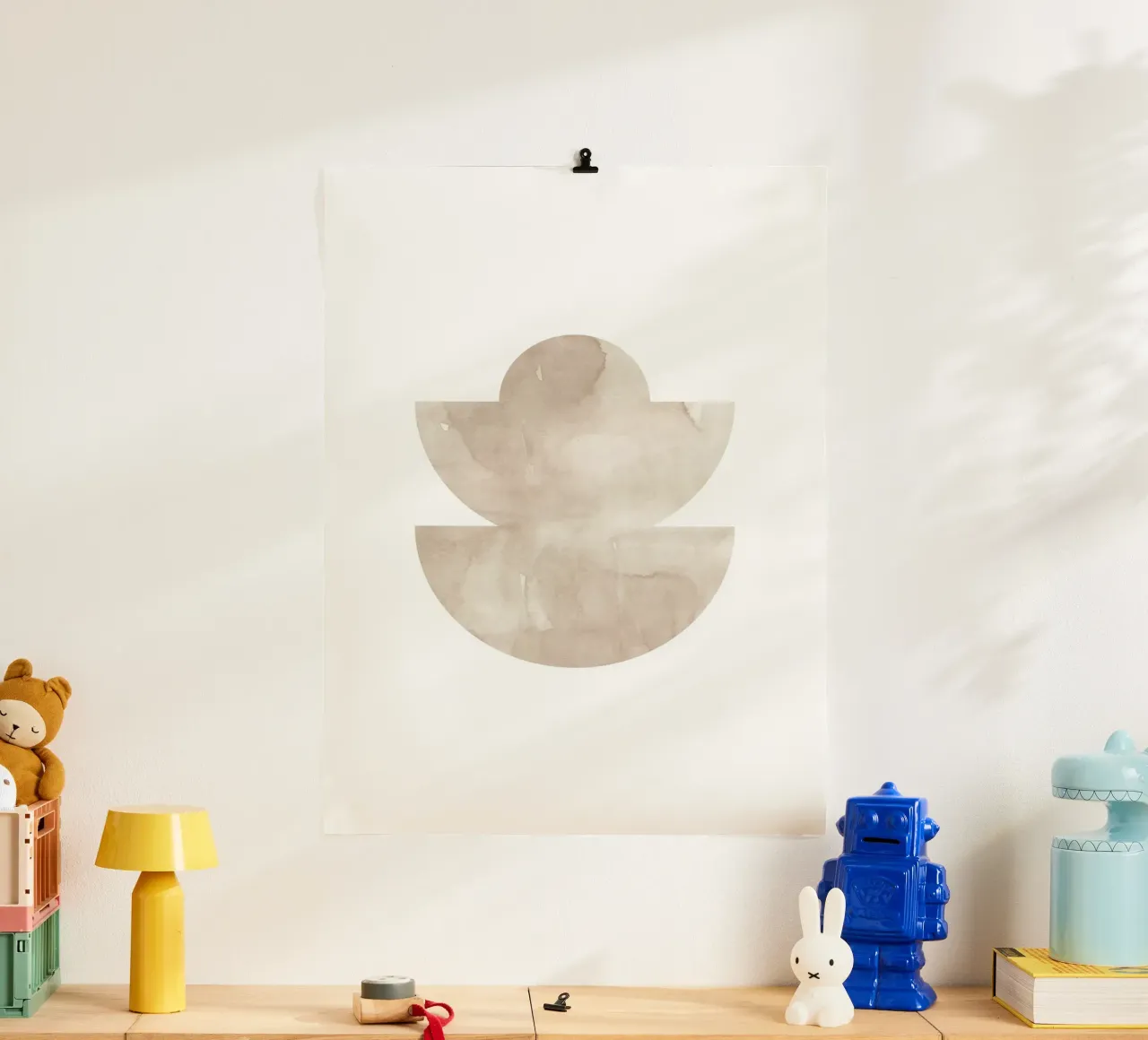 Forme geometriche ad acquerello 5 poster da NouveauPrints