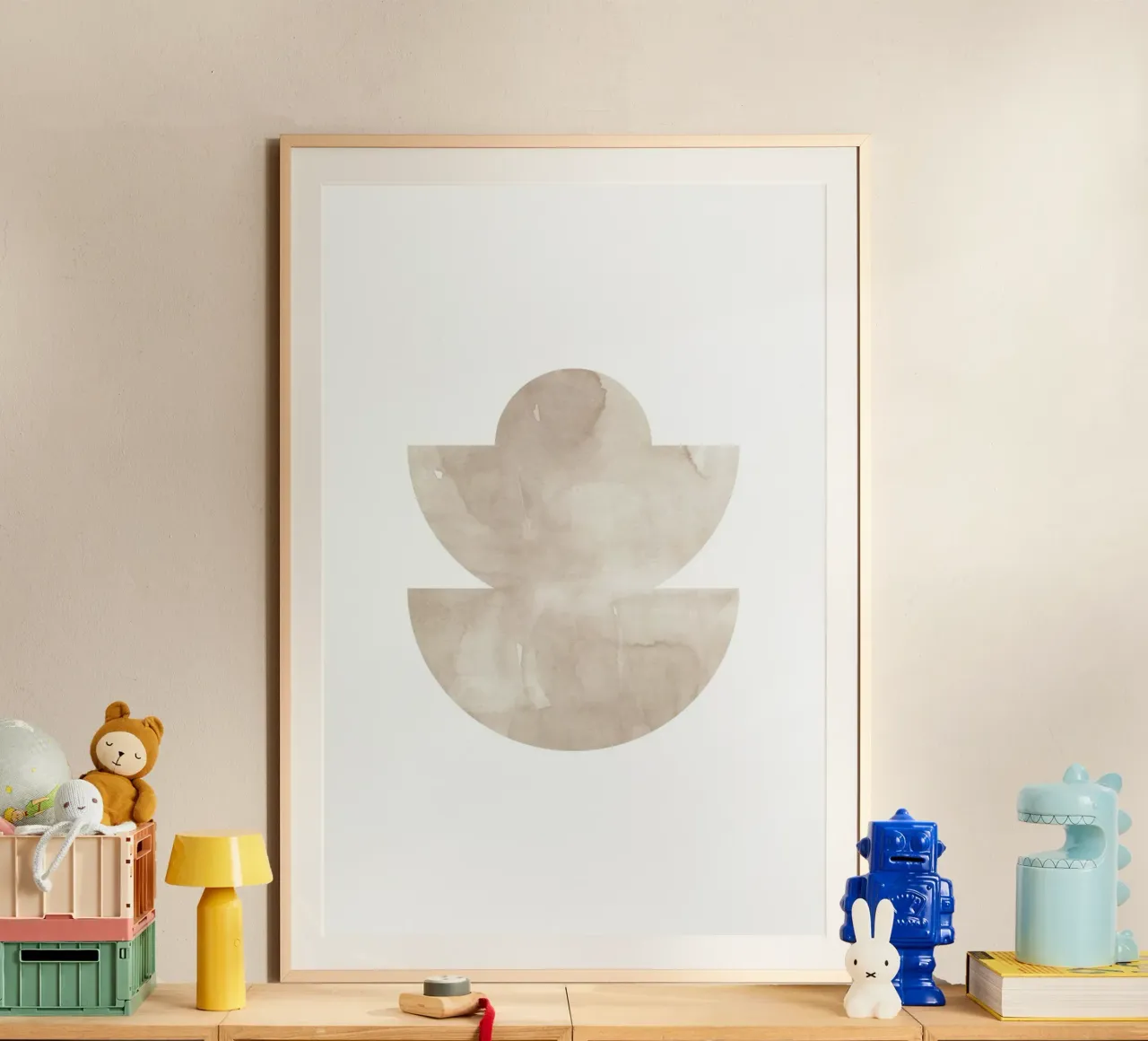 Forme geometriche ad acquerello 5 poster da NouveauPrints